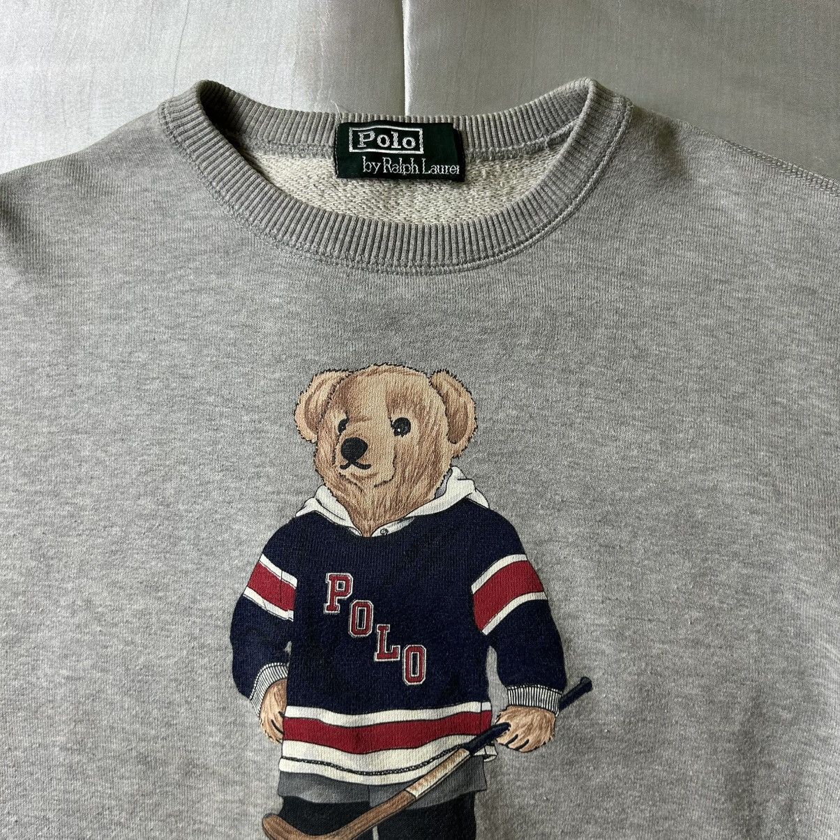 Polo Ralph Lauren Vintage Polo Ralph Lauren Bear Sweatshirt Size M / US 6-8 / IT 42-44 - 4 Thumbnail