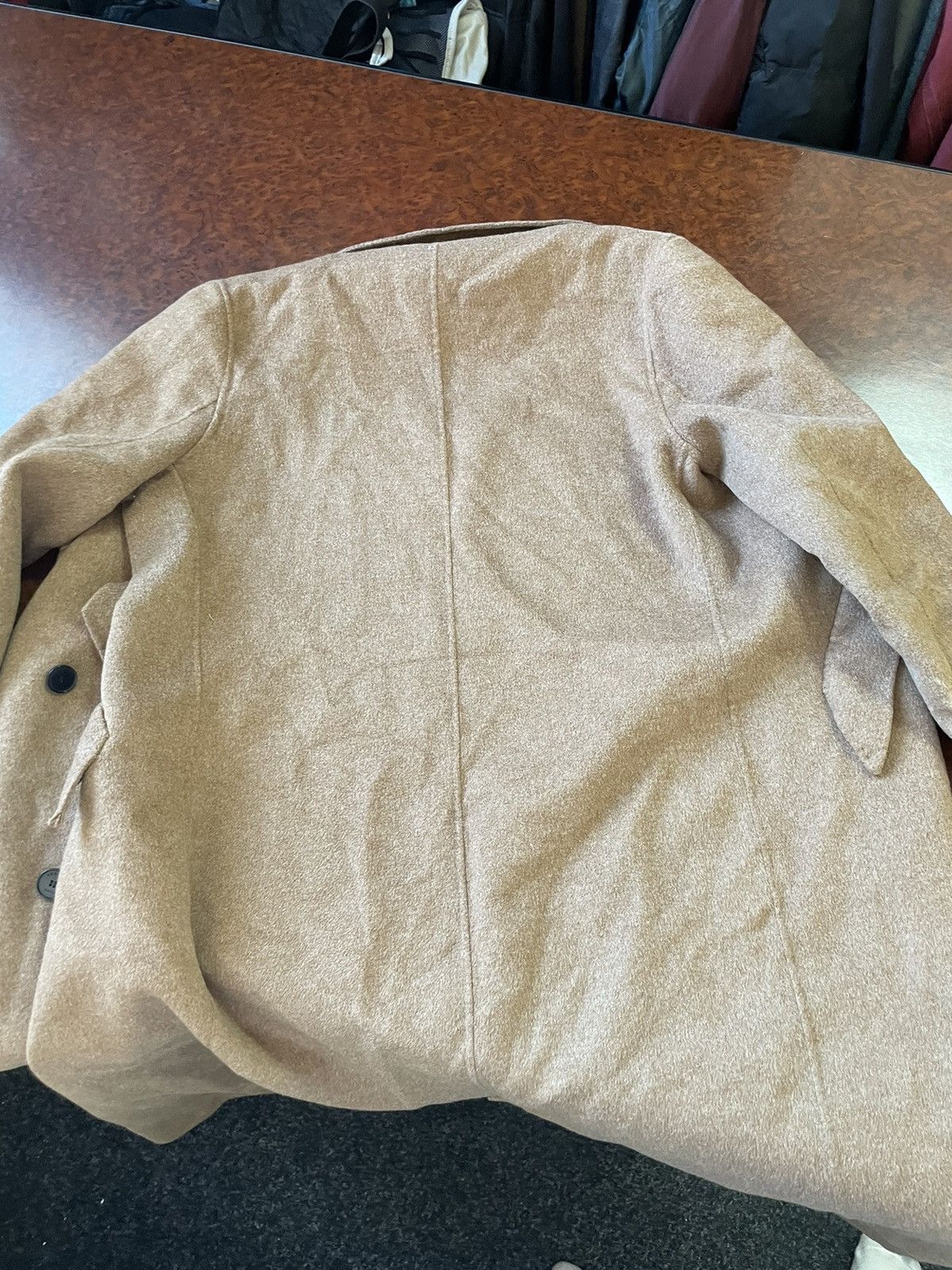 Sandro Sandro dalma double faced wool Coat desert beige trench jack Size XS / US 0-2 / IT 36-38 - 6 Thumbnail