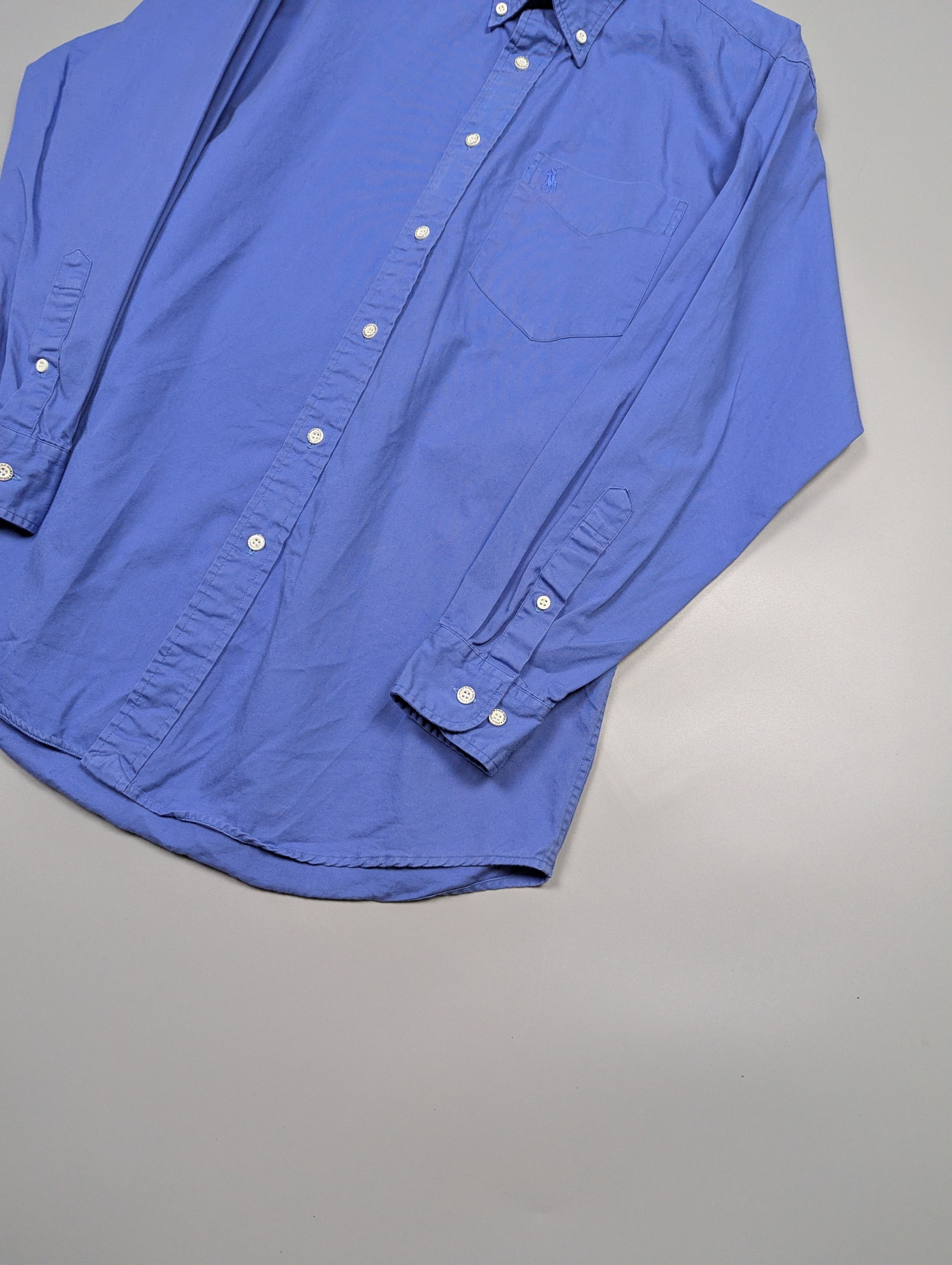 Polo Ralph Lauren Polo Ralph Lauren Vintage Purple Sport Shirt Chest Pocket Size US M / EU 48-50 / 2 - 2 Thumbnail