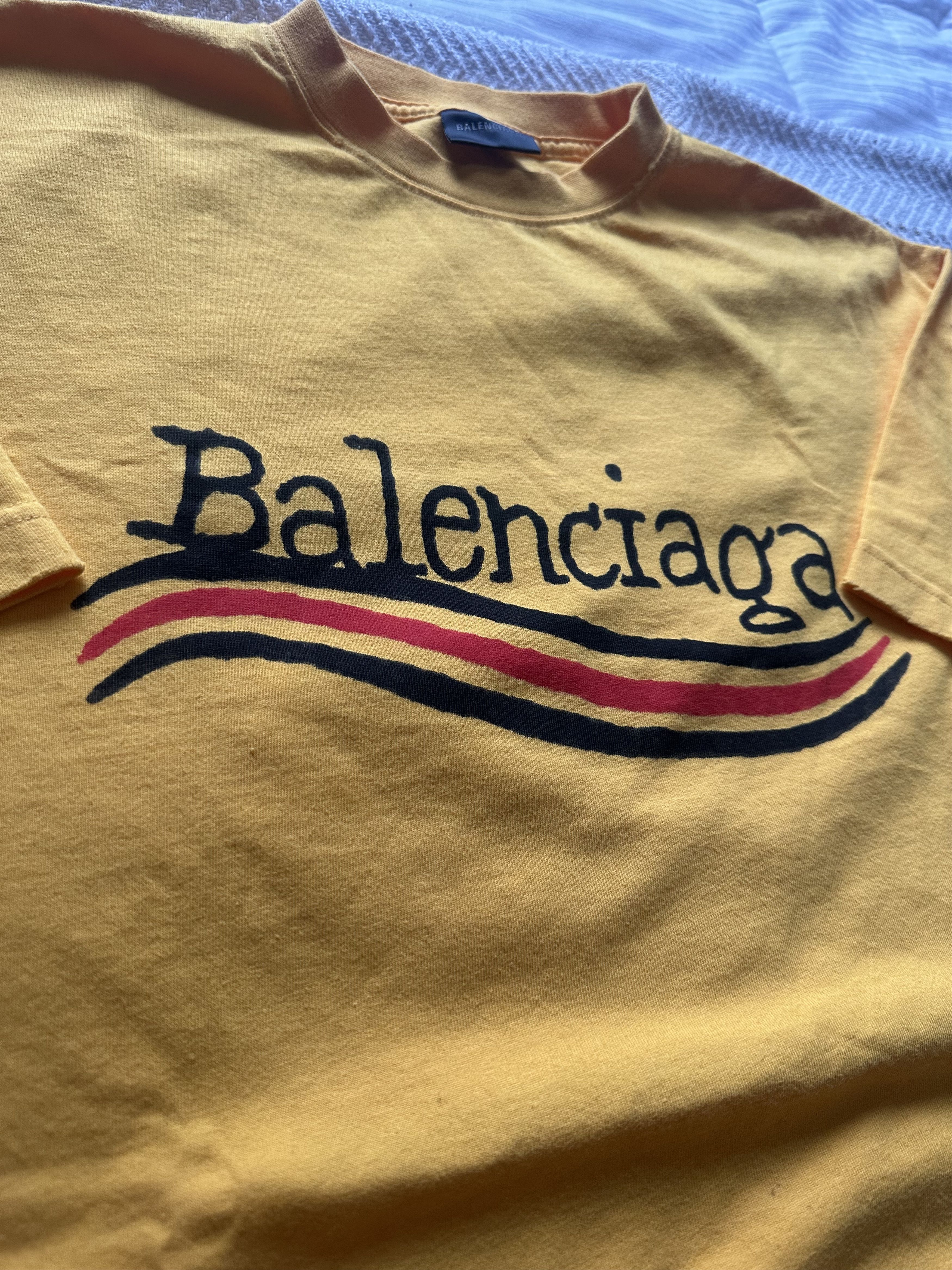 Balenciaga Balenciaga 2023 Bleed Logo Sharpie Shirt Size US S / EU 44-46 / 1 - 2 Thumbnail