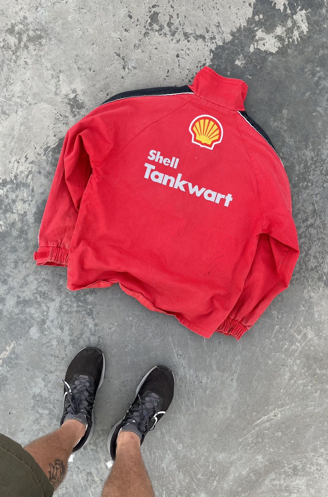 Vintage VINTAGE FERRARI SHELL RACING WORK Y2K JACKET | Grailed