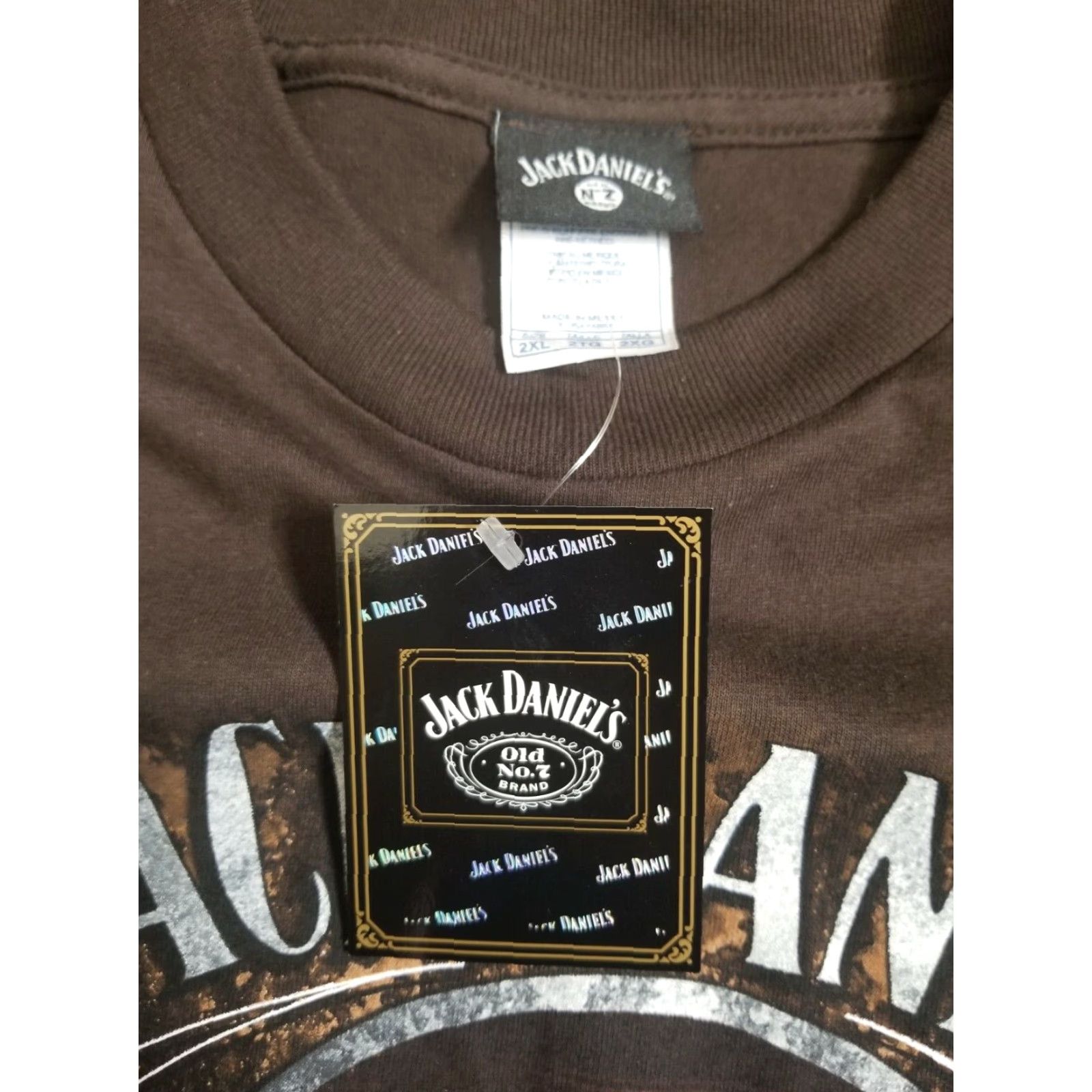 Etro Vintage Jack Daniels Whiskey Logo T-Shirt Mens 2XL Brown Graphic Tee Size US XXL / EU 58 / 5 - 6 Thumbnail