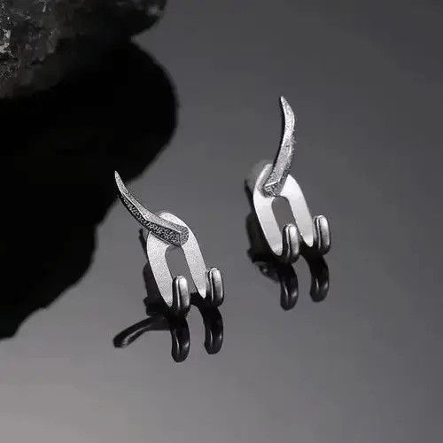 Other Charm Punk Stud Hombre Earrings Size ONE SIZE - 2 Thumbnail