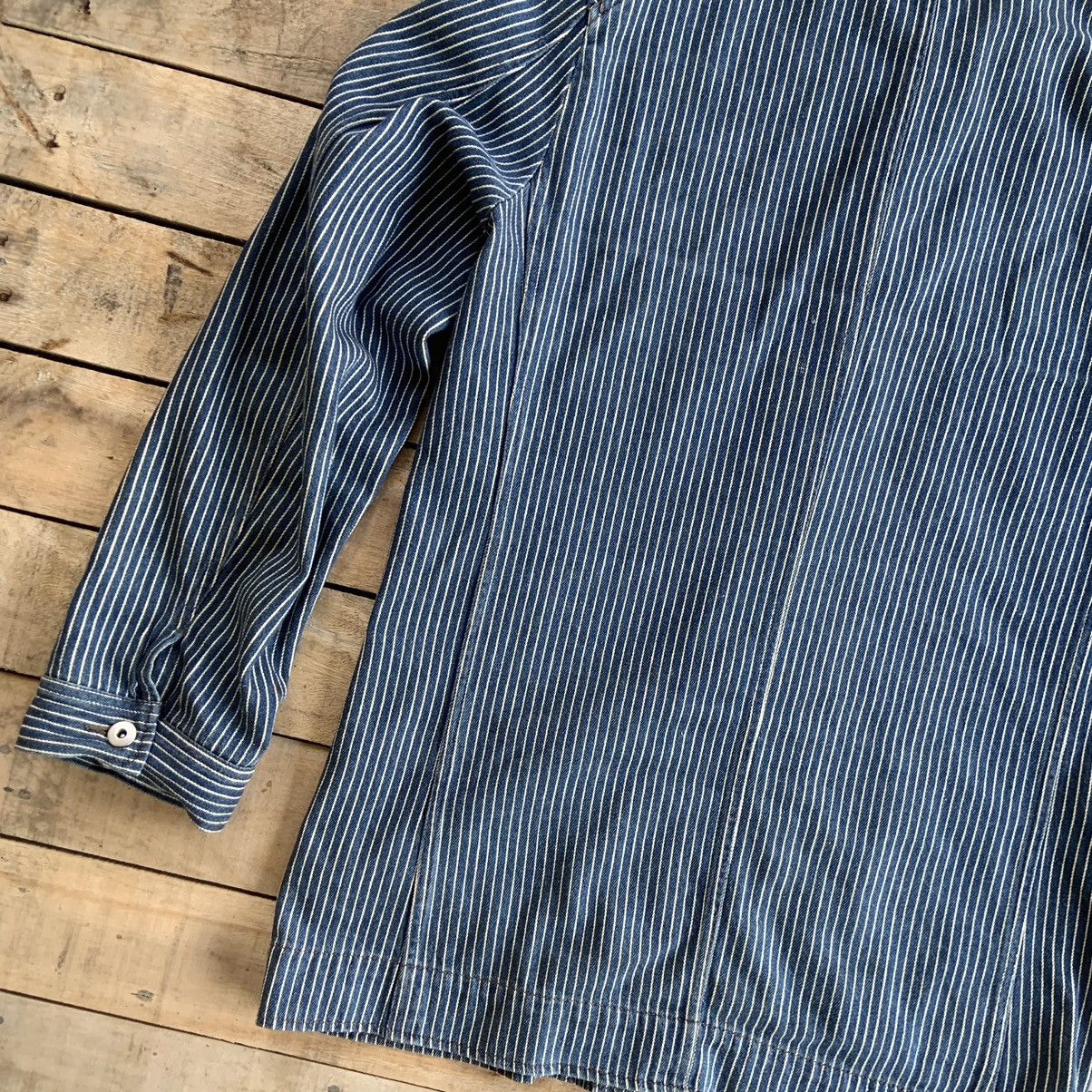 Vintage US Naval Hickory Light Jacket /Work Wear/ Chore Jacket Size US L / EU 52-54 / 3 - 9 Thumbnail