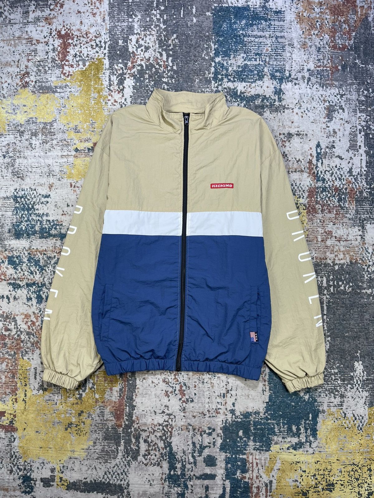 Japanese Brand Larkin Color Block Street Style Track Jacket Size US L / EU 52-54 / 3 - 2 Thumbnail