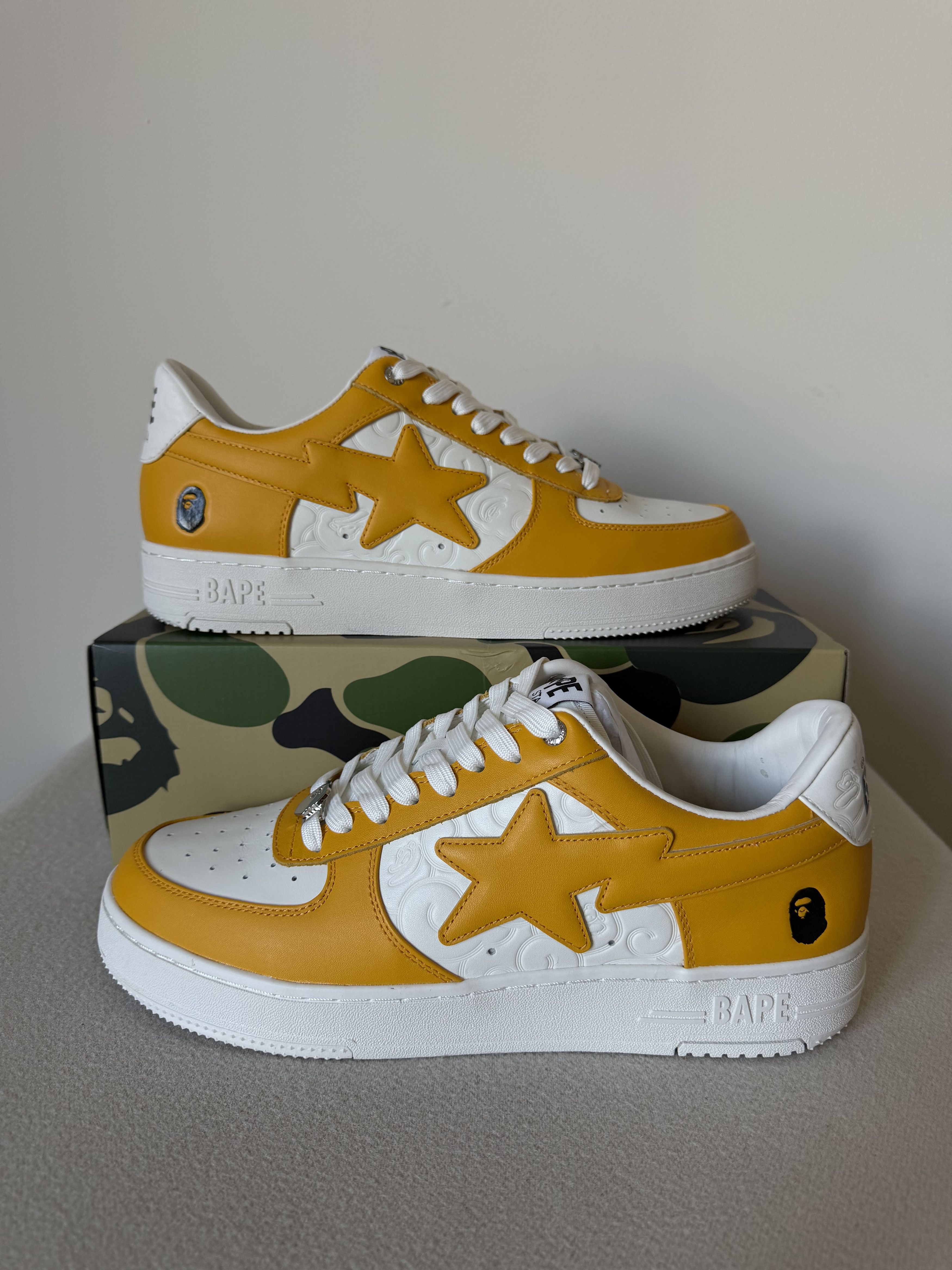 Bape Bape Sta #3 Sneakers in Orange Cloud Camo Size US 13 / EU 46 - 2 Thumbnail
