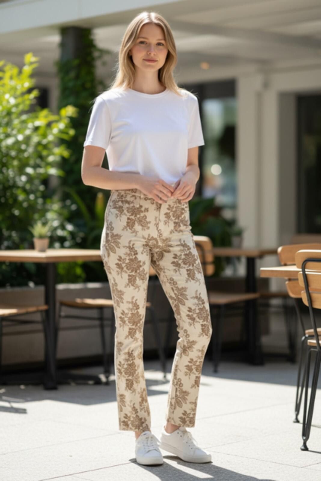 Sanders Sanderson x PAIGE Naomi Trouser/Pants Size 26" / US 2 / IT 38 - 1 Thumbnail