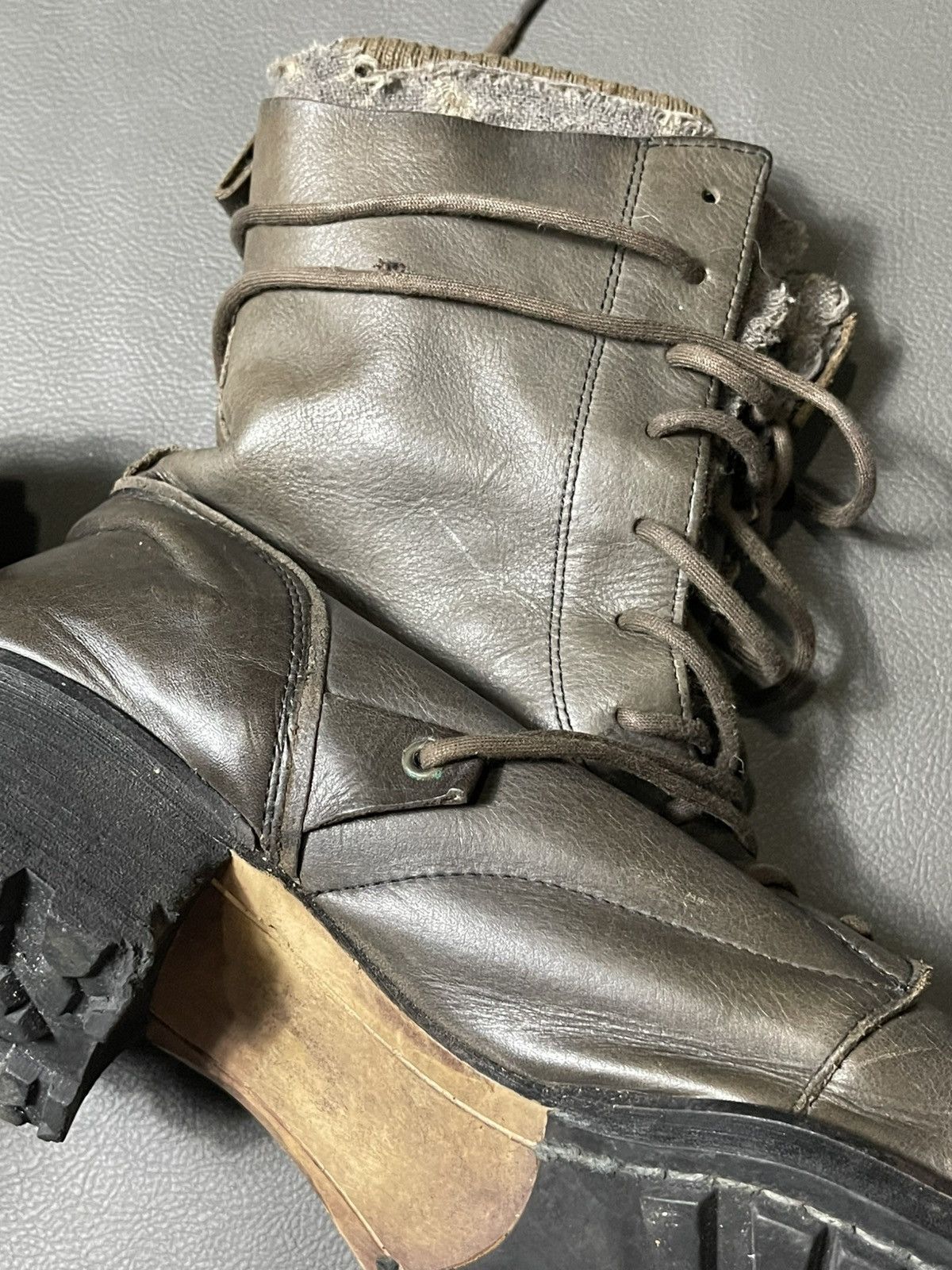 Alfredo Bannister Laceup layered boot