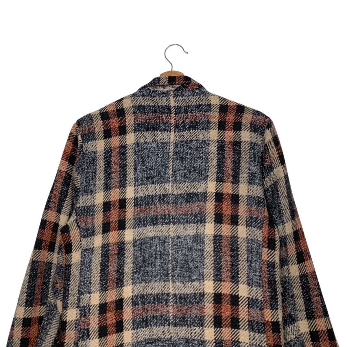 Japanese Brand ROSHELL Tartan Tweed Formal Jacket Blazer #2482-C111 Size L / US 10 / IT 46 - 8 Thumbnail