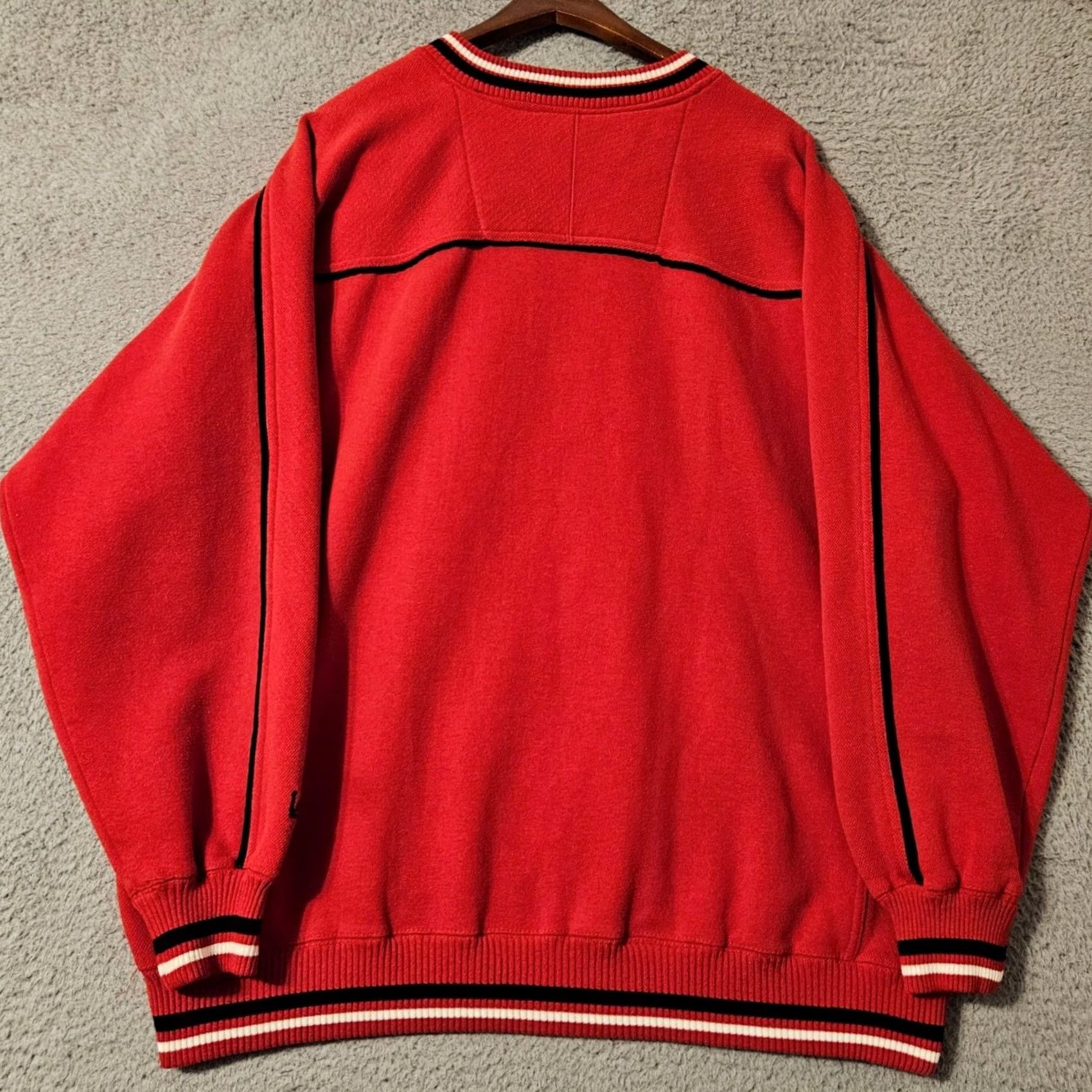 Lee VINTAGE Lee Sport Sweatshirt Tampa Bay Buccaneers NFL Pullover Mens L Red Embroidered Logo 90s Football Graphic Print Heavyweight Size US L / EU 52-54 / 3 - 2 Thumbnail