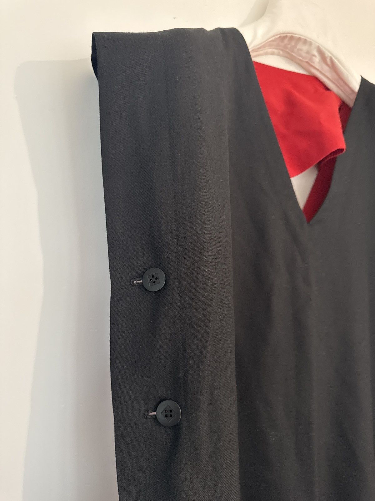 Issey Miyake Issey Miyake Reversible Dress – Sculptural Black & Red (rare Size M / US 6-8 / IT 42-44 - 6 Thumbnail
