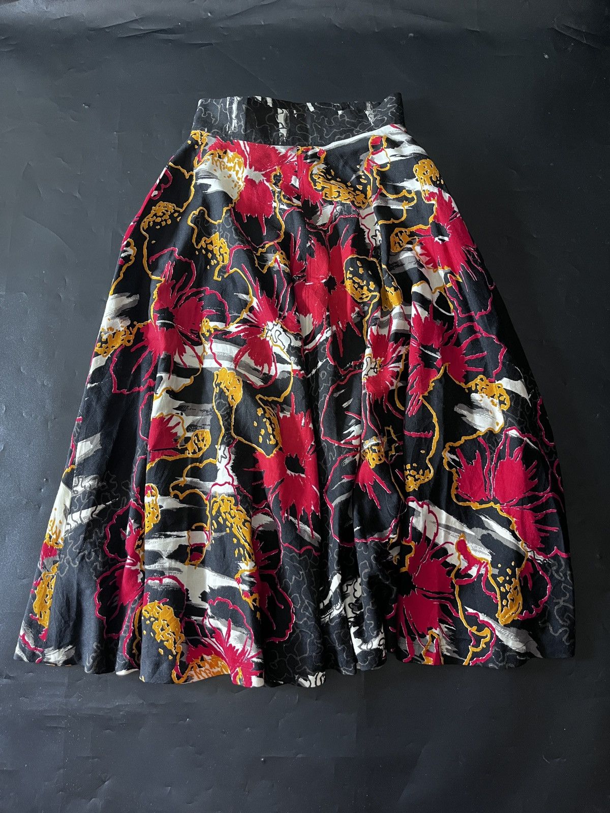 Japanese Brand JAPANESE TAKEZO CRAZY SKIRT YOHJI YAMAMOTO Size 27" / US 4 / IT 40 - 6 Thumbnail