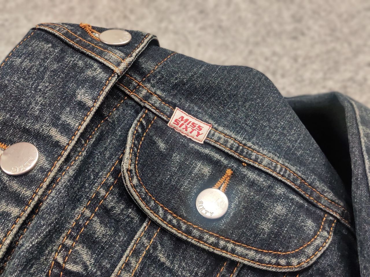 Miss Sixty Vintage Miss Sixty y2k Style Light Blue Denim Button Jacket Size L / US 10 / IT 46 - 17 Thumbnail