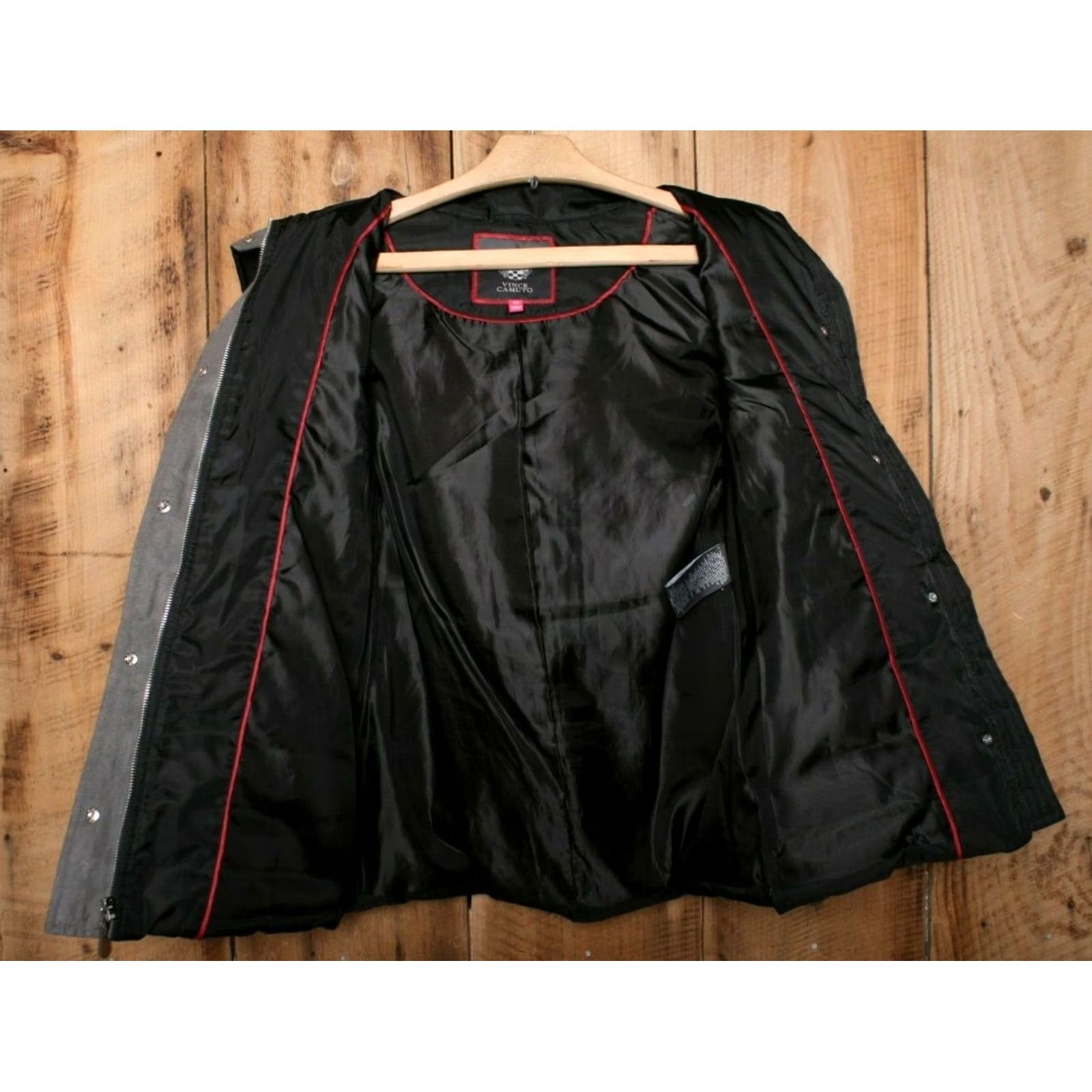 Vince Camuto Vince Camuto Parka Coat Women XS Black Down Insulated Hooded Fur Trim Winter Coat V Cin Size XS / US 0-2 / IT 36-38 - 3 Thumbnail