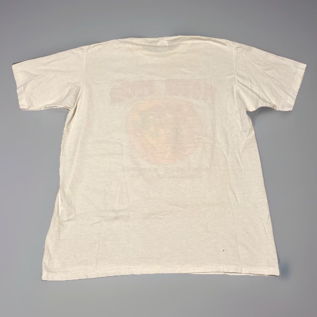 Jerzees VINTAGE 1992 Flower Power Discovery Dancers Peace Sign Hippie White T-Shirt Large Size US L / EU 52-54 / 3 - 2 Thumbnail