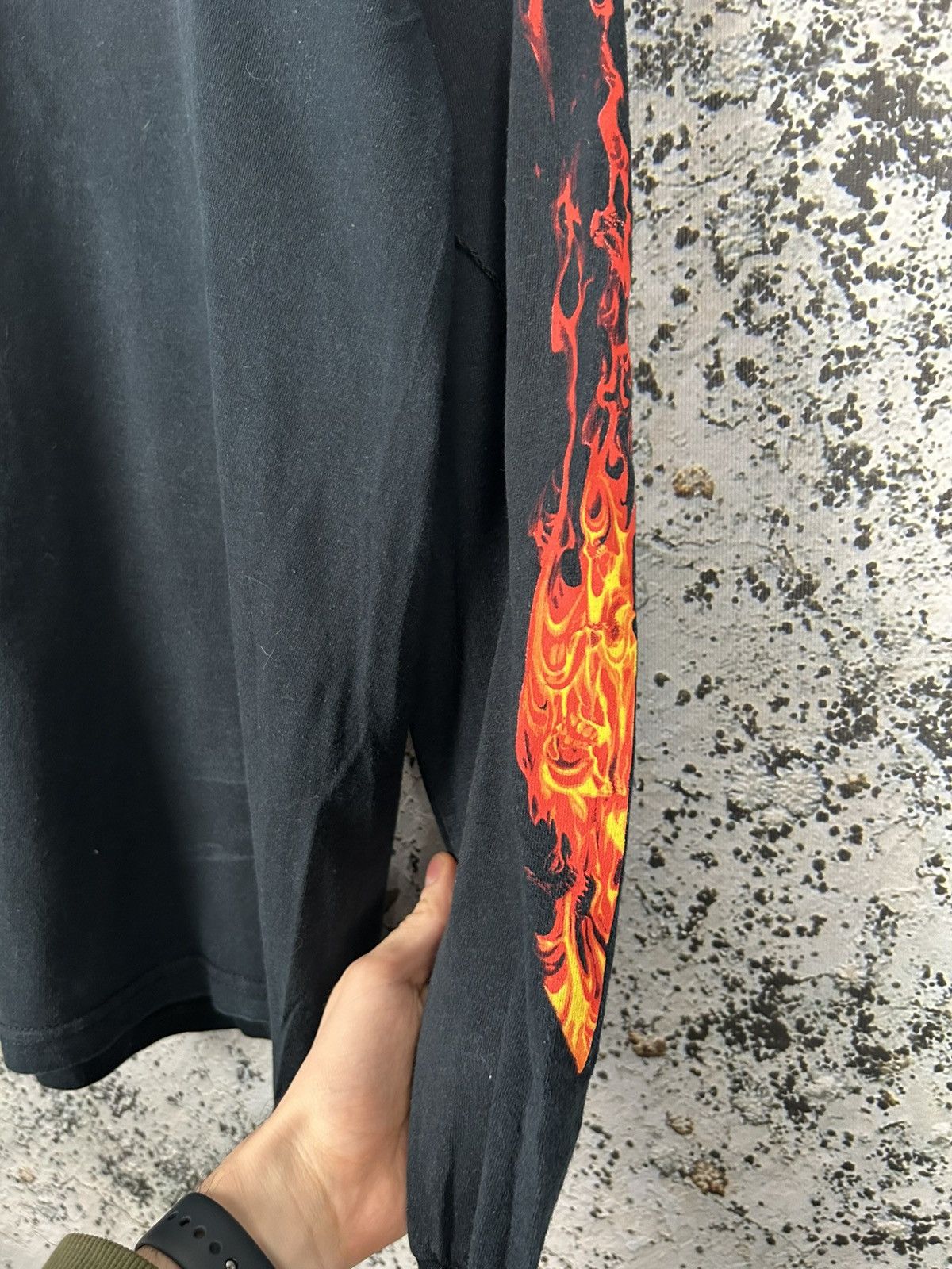 Band Tees Vintage Star Motorcycles Flames Longsleeve 90s Racing Size US L / EU 52-54 / 3 - 4 Thumbnail