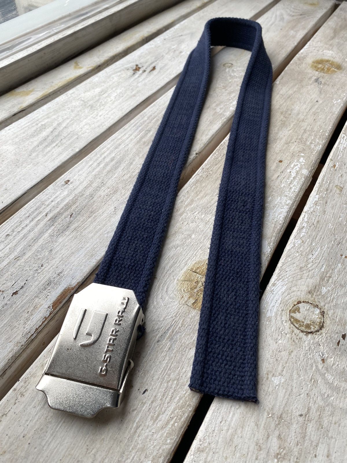 G-Star × Japanese Brand × Vintage Vintage G STAR RAW cotton Belt Big multi Logo Japan Size ONE SIZE - 1 Thumbnail