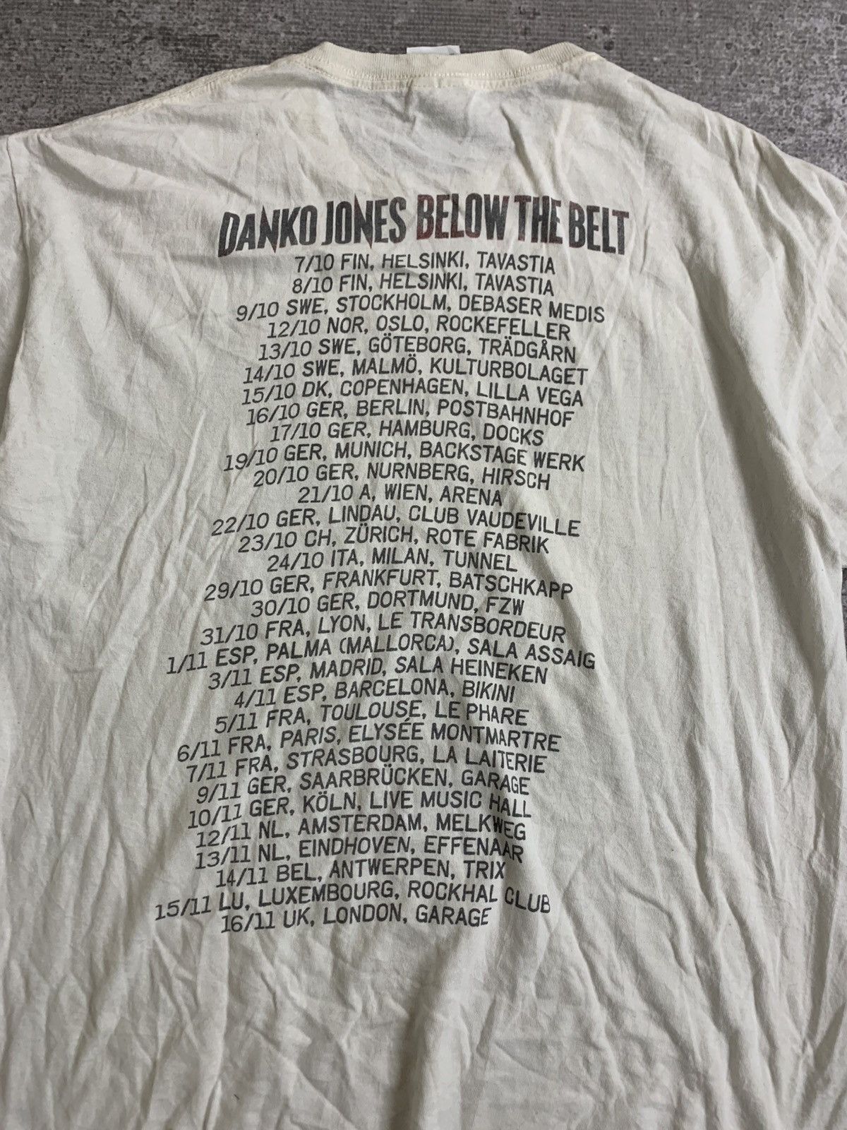 Band Tees Danko Jones Tour Tshirt Size US M / EU 48-50 / 2 - 7 Thumbnail