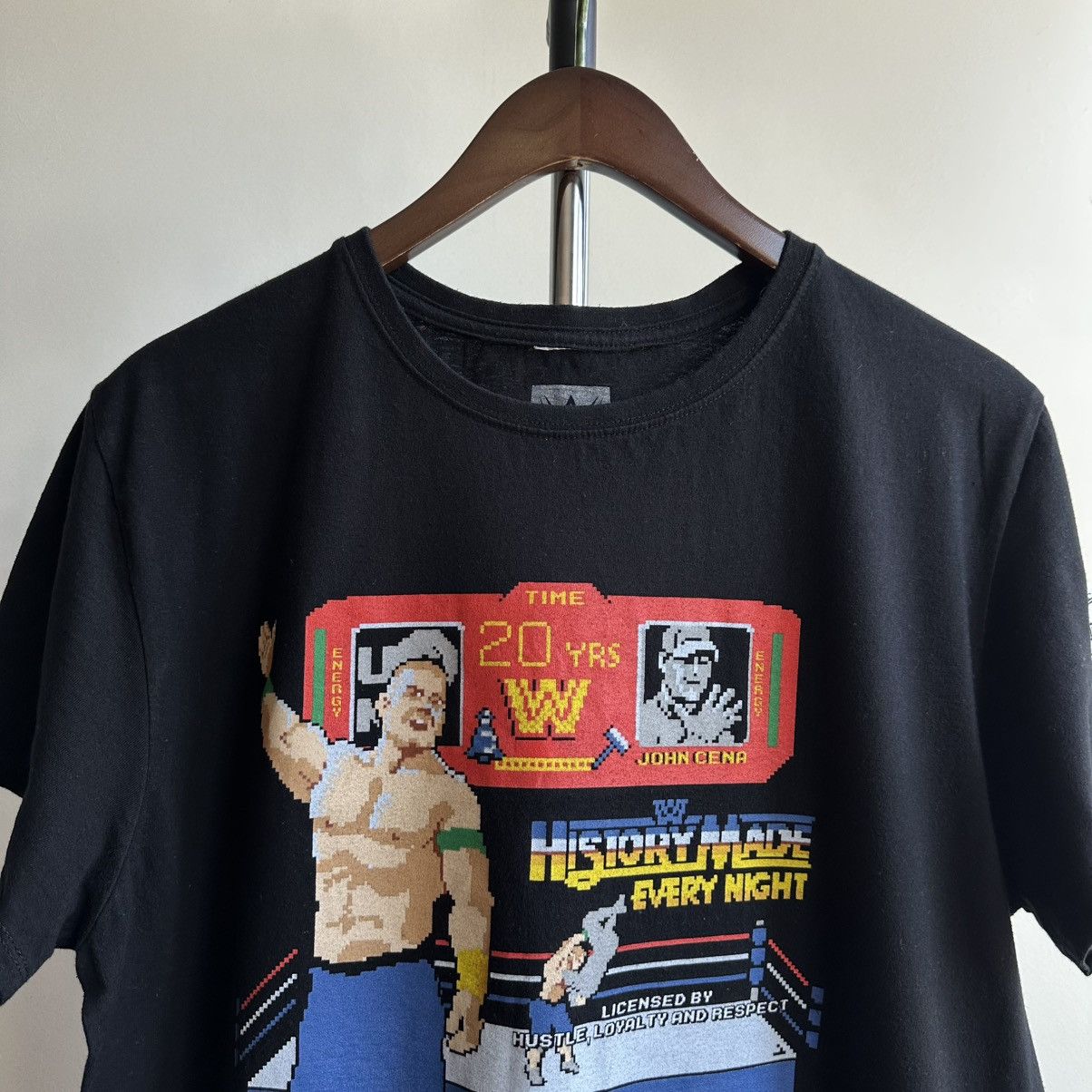 Vintage × WWE × WWF VINTAGE JOHN CENA NEVER GIVE UP 20 YEARS WWE PROMO TEE Size US L / EU 52-54 / 3 - 3 Thumbnail