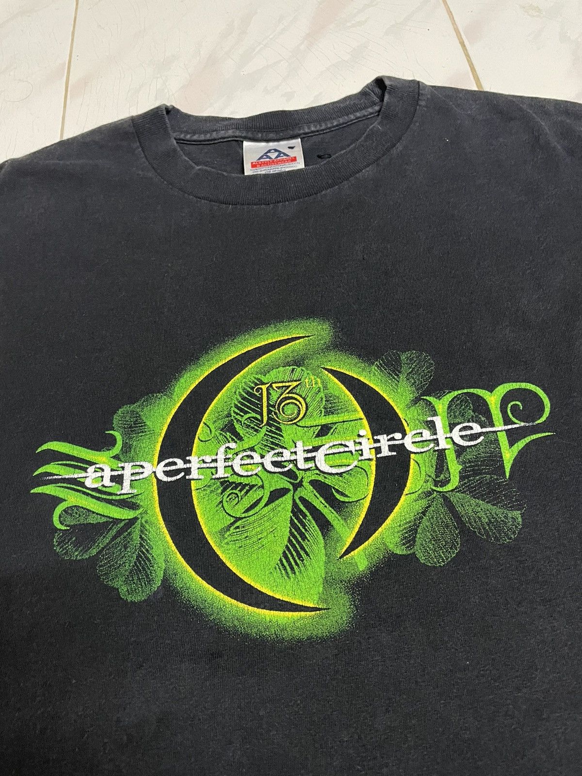 image of Band Tees x Made In USA Vintage A Perfect Circle Tour 2003 in Black, Men's (Size Large)