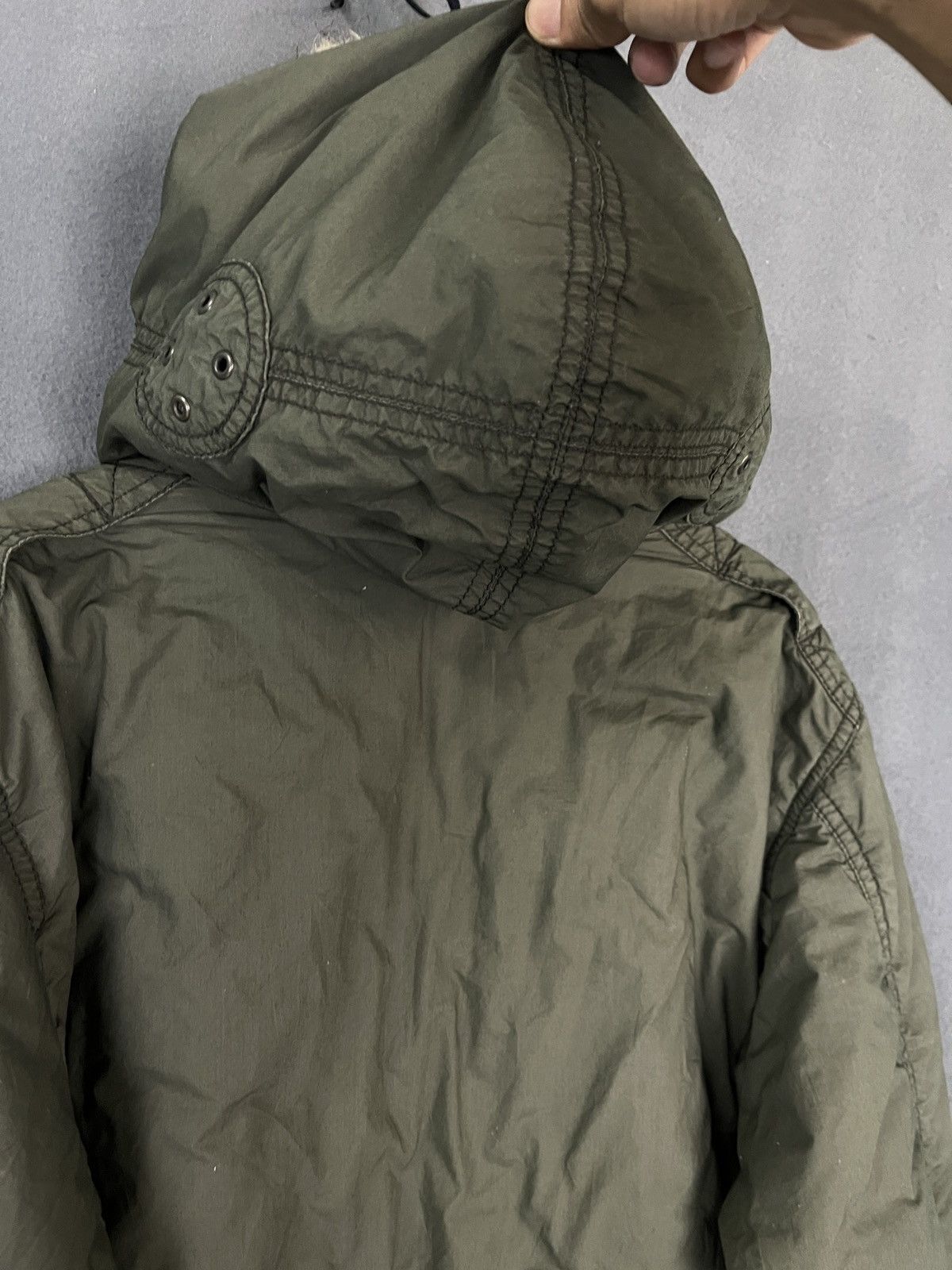 Japanese Brand Uniqlo Army Air Force Parka Bono Jacket LGB GOA Style Size US M / EU 48-50 / 2 - 9 Thumbnail