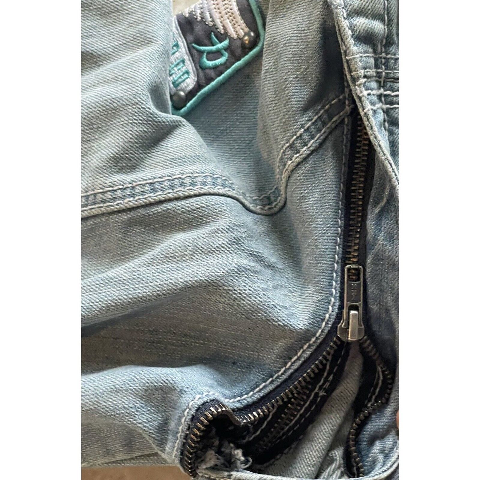 Pelle Pelle Vintage Y2K Pelle Pelle Denim Vest Zip Sleeve Jacket Mens Size US XXL / EU 58 / 5 - 8 Thumbnail