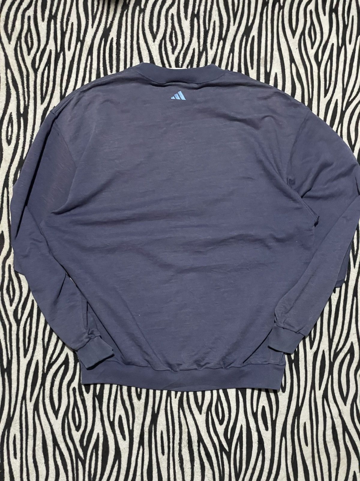 Adidas × Descente × Vintage Sunfaded Adidas Three Stripe Vintage MLB Crewneck Size US XL / EU 56 / 4 - 8 Thumbnail