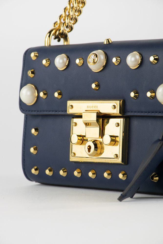 Gucci Gucci Pearl Studded Padlock Bag Size ONE SIZE - 12 Thumbnail
