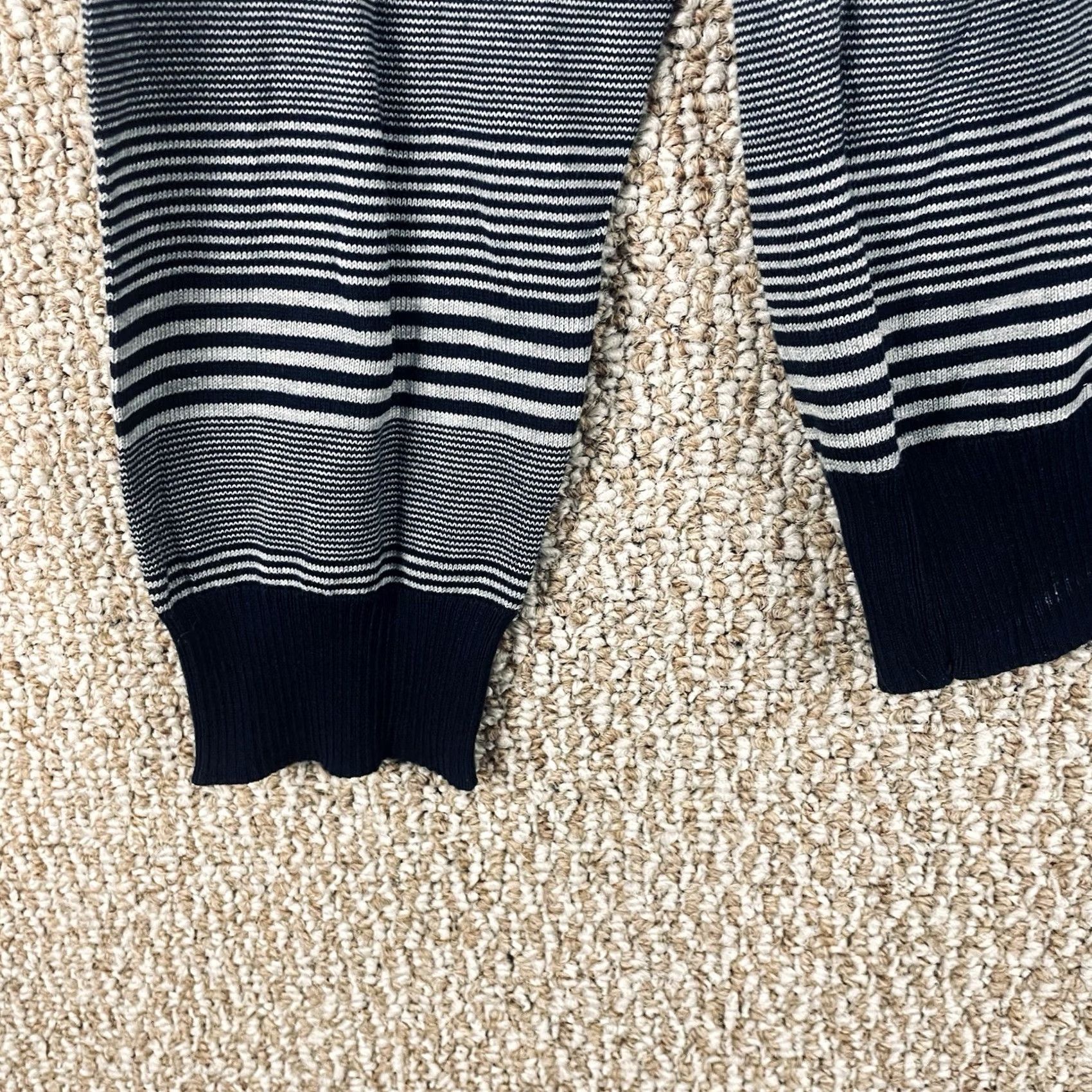 Psycho Bunny Psycho Bunny Sweater Mens M/L Crewneck Striped Multicolor Cotton Knit Pullover Size US M / EU 48-50 / 2 - 3 Thumbnail