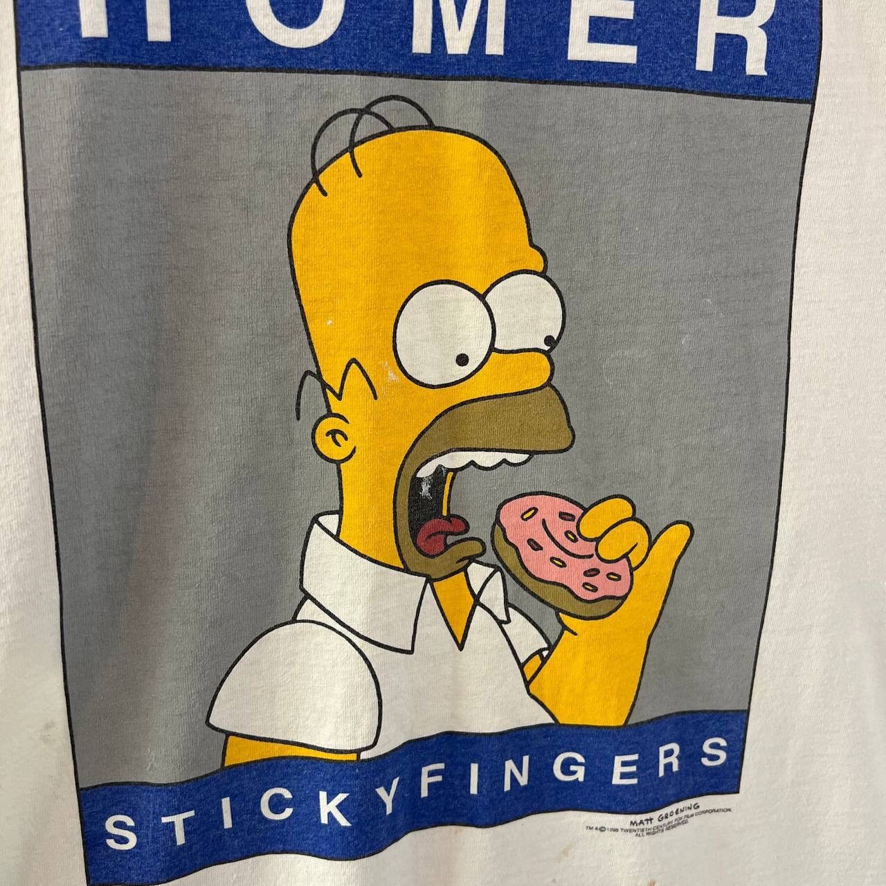 Vintage 1998s The Simpson Vintage Crazy Tee Merch Cartoon Network Size US XL / EU 56 / 4 - 3 Thumbnail