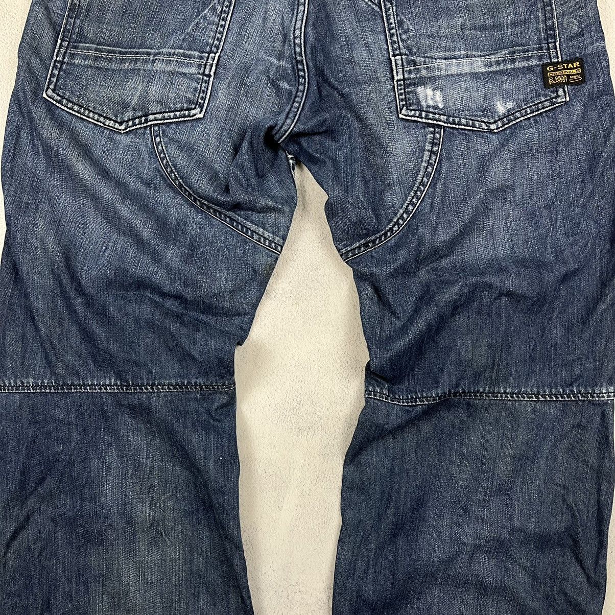 G-Star Dirty G Star Raw Distressed faded MULTI POCKET BAGGY PANTS Size US 33 - 9 Thumbnail