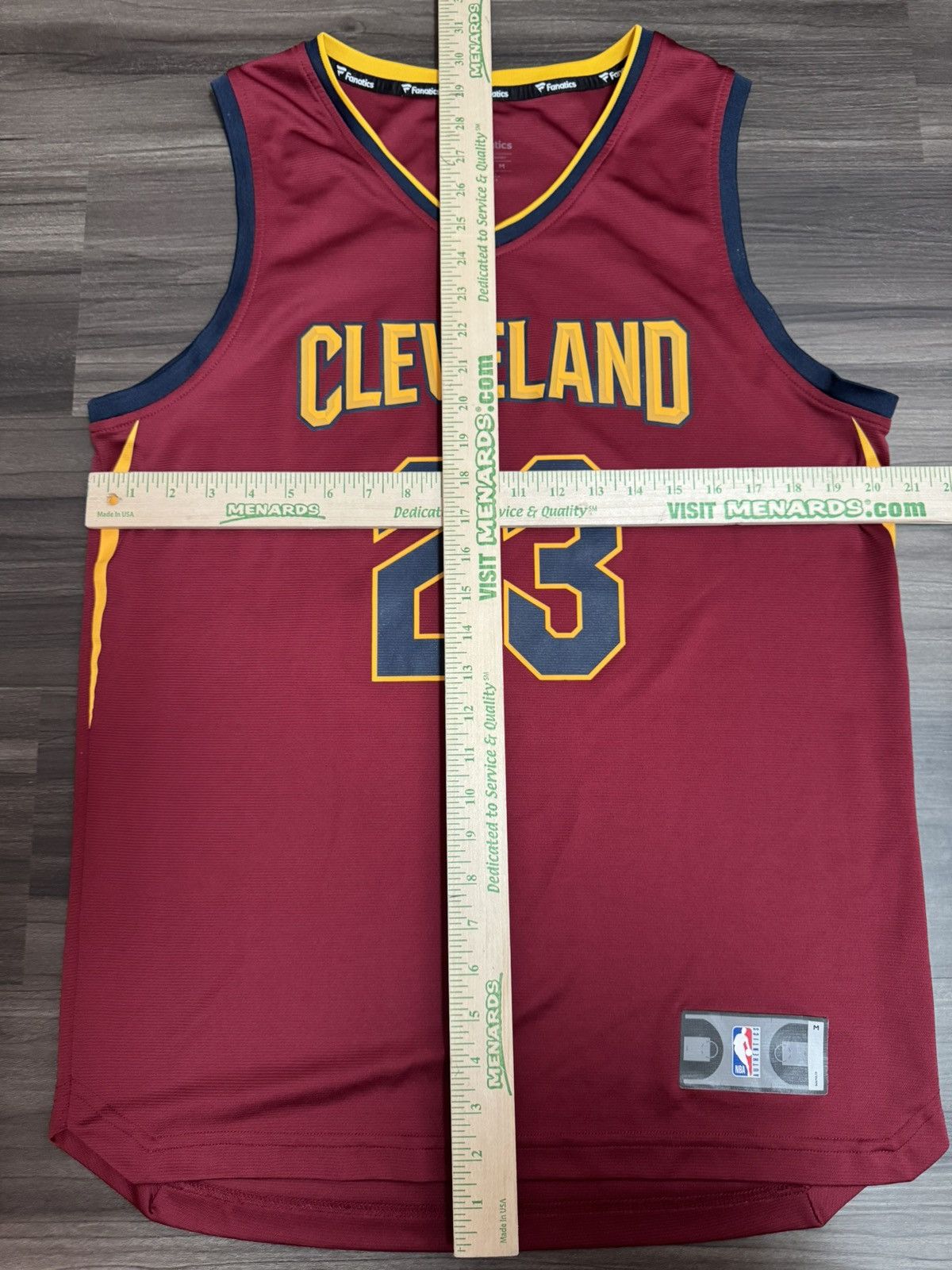 NBA Jersey #23 Cleveland Cavaliers Fanatics NBA Swingman Jersey Size US M / EU 48-50 / 2 - 5 Thumbnail