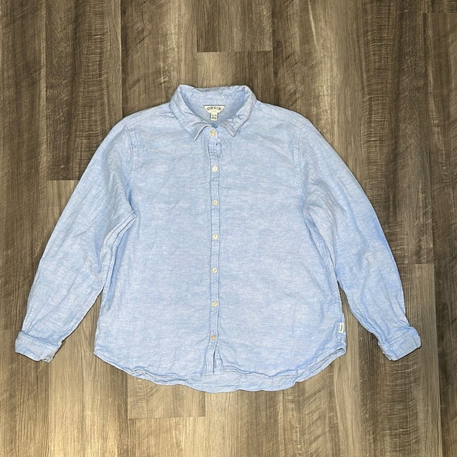 Orvis Orvis Classic Collection Linen Blend Long Sleeve Button - XL Size XL / US 12-14 / IT 48-50 - 1 Thumbnail