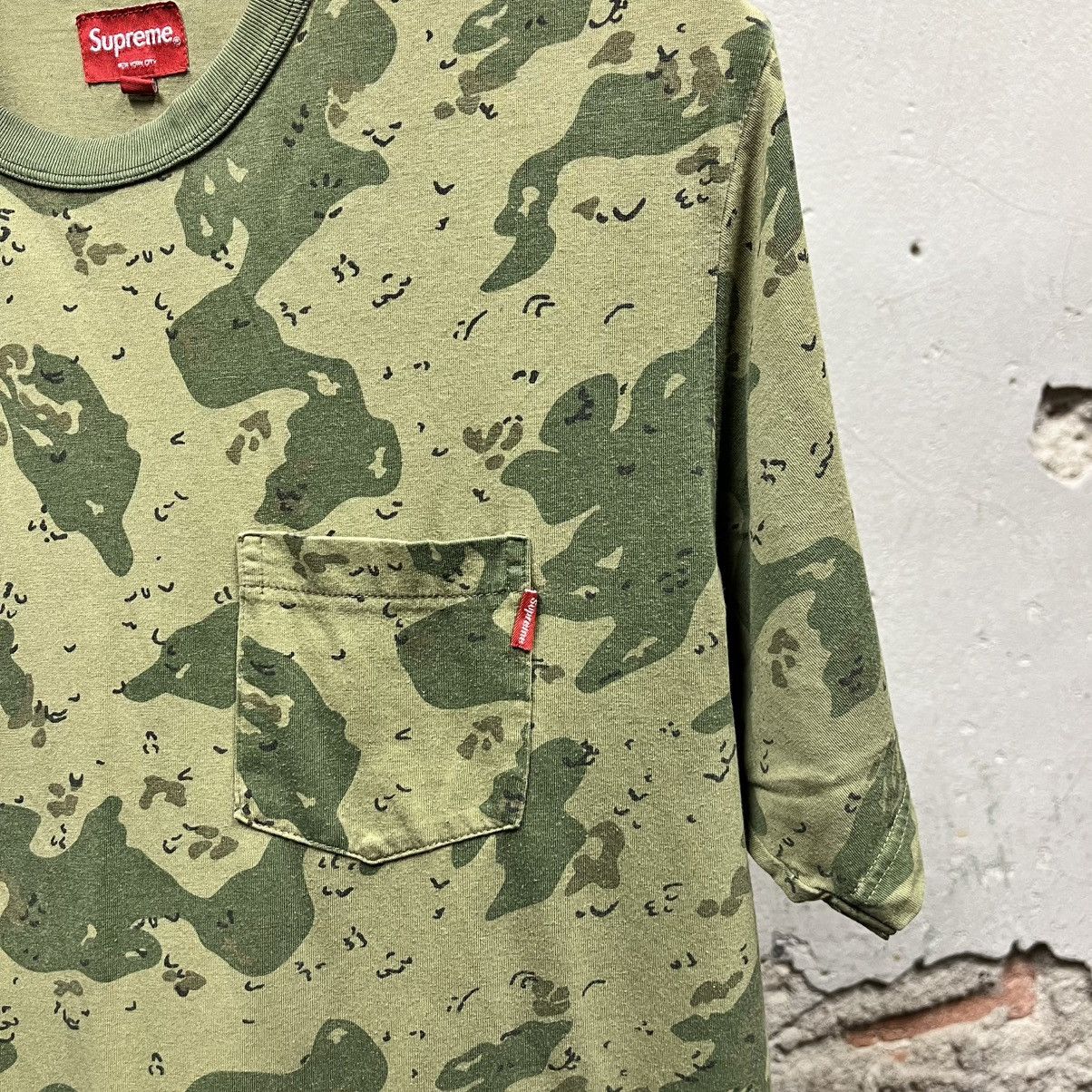 Supreme Supreme Fall/Winter 2022 SS Chip Camo Pocket Tee Large L Size US L / EU 52-54 / 3 - 6 Thumbnail