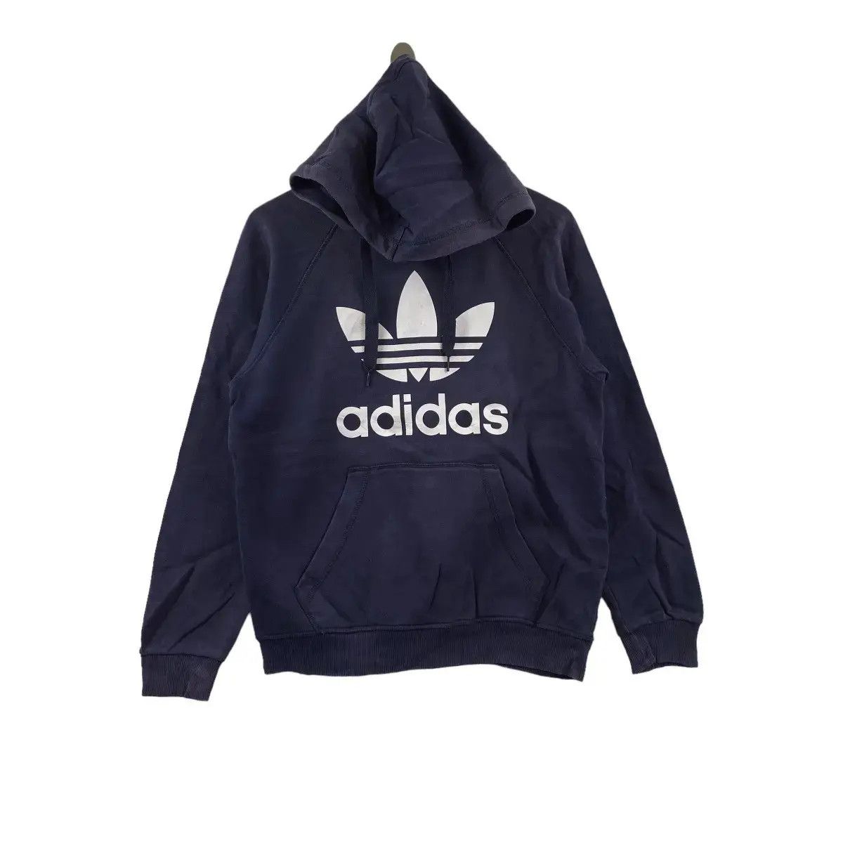 Adidas ADIDAS ORIGINALS TREFOILS Printed Logo Hoodie Pullover Size M / US 6-8 / IT 42-44 - 1 Thumbnail