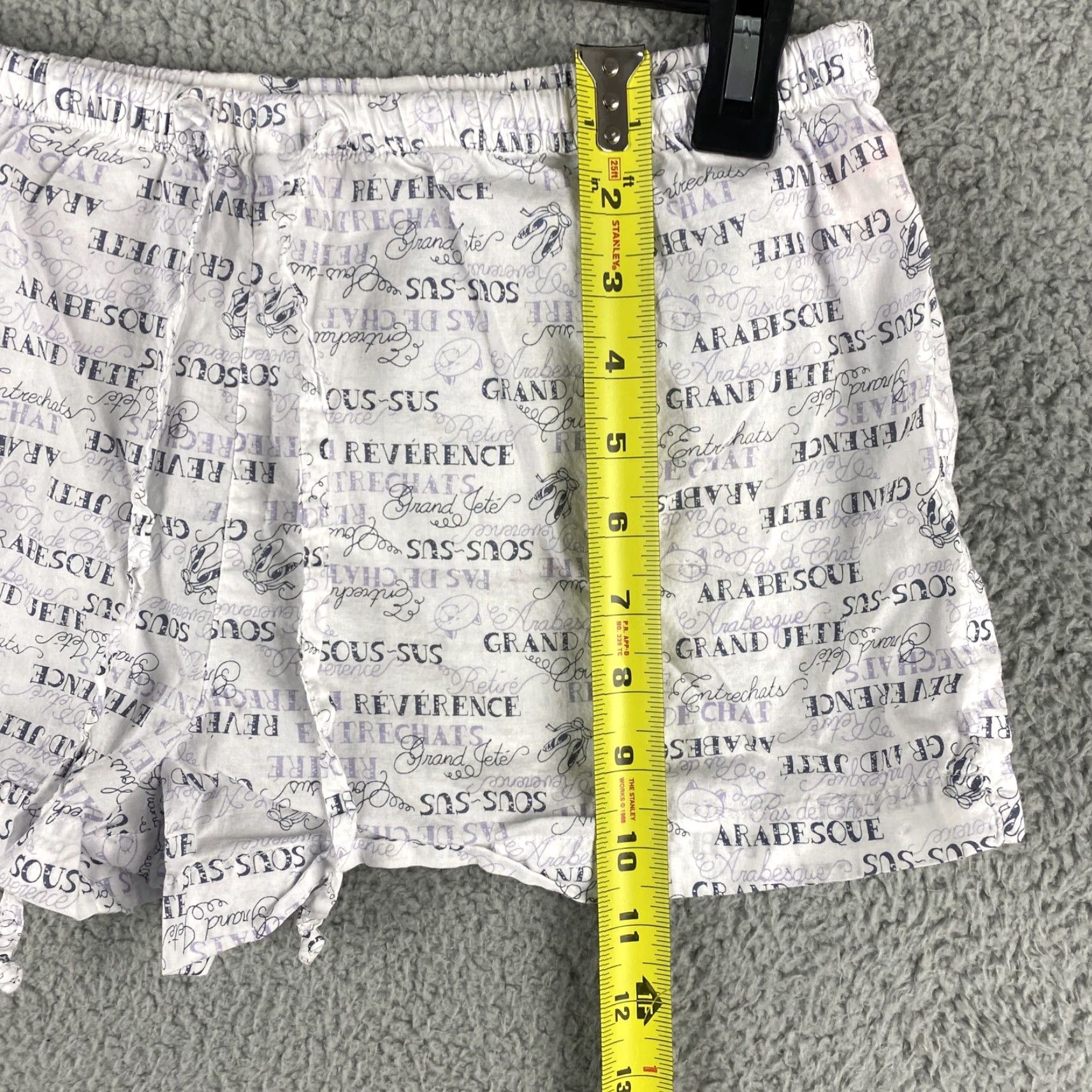la Vie en Rose La Vie En Rose Women's Sleep Shorts Sz S Cotton Chiffon Floral Colorful Sleepwear Size 28" / US 6 / IT 42 - 6 Thumbnail