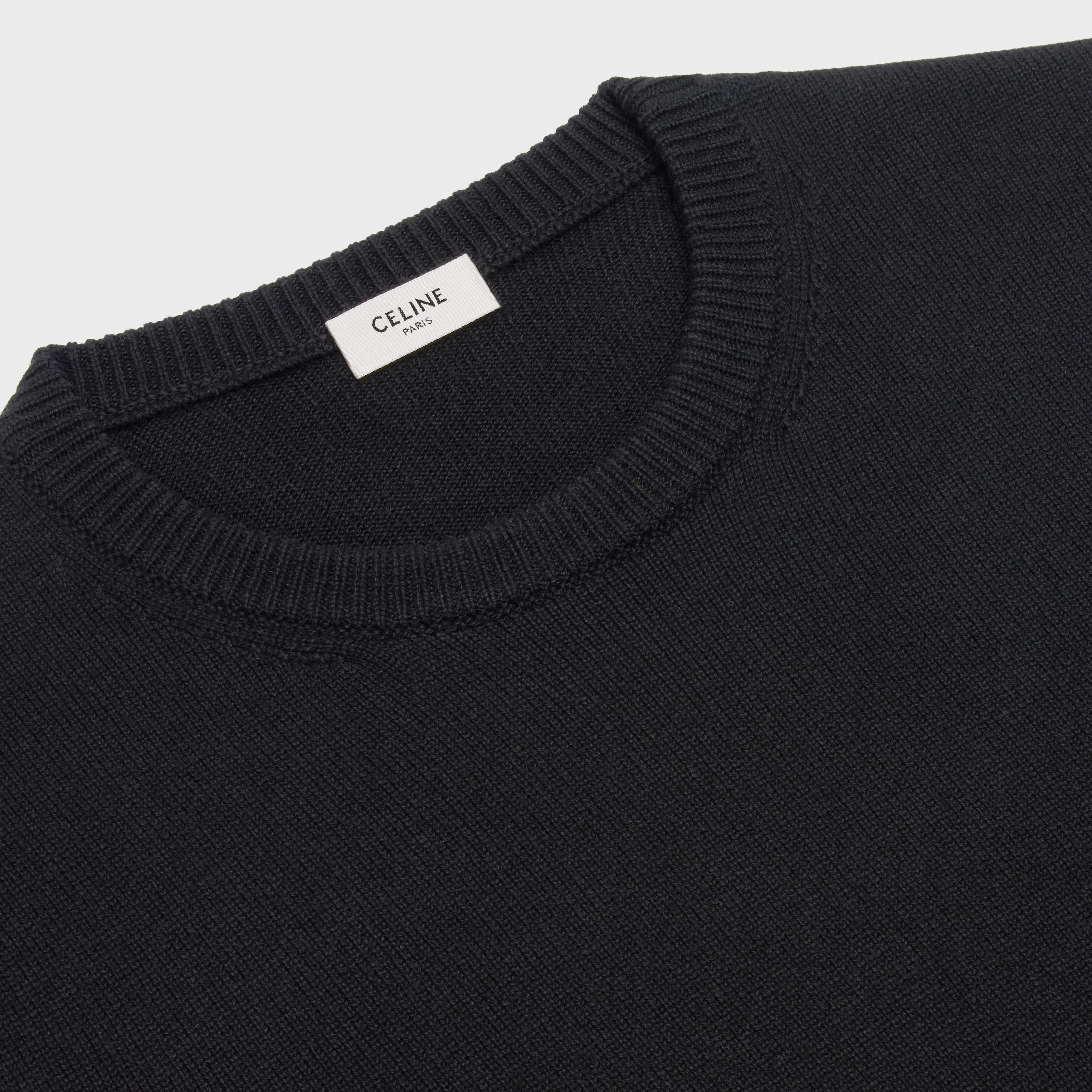 Celine o1bcso1str1124 Heritage Cashmere Crew Neck Sweater Size XS / US 0-2 / IT 36-38 - 3 Thumbnail
