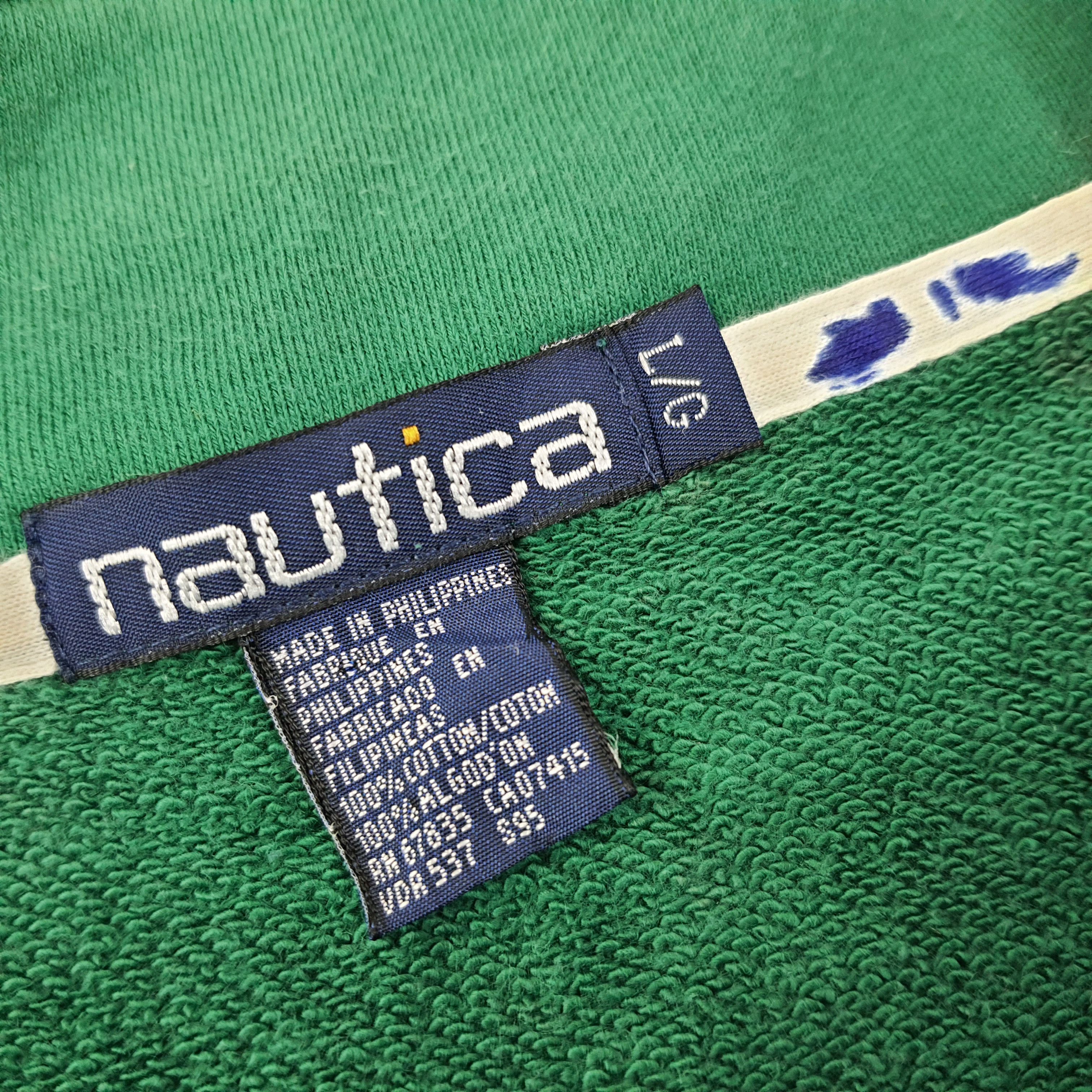 Nautica Vintage NAUTICA Snap Button Sweatshirt C225N14 Size US M / EU 48-50 / 2 - 6 Thumbnail
