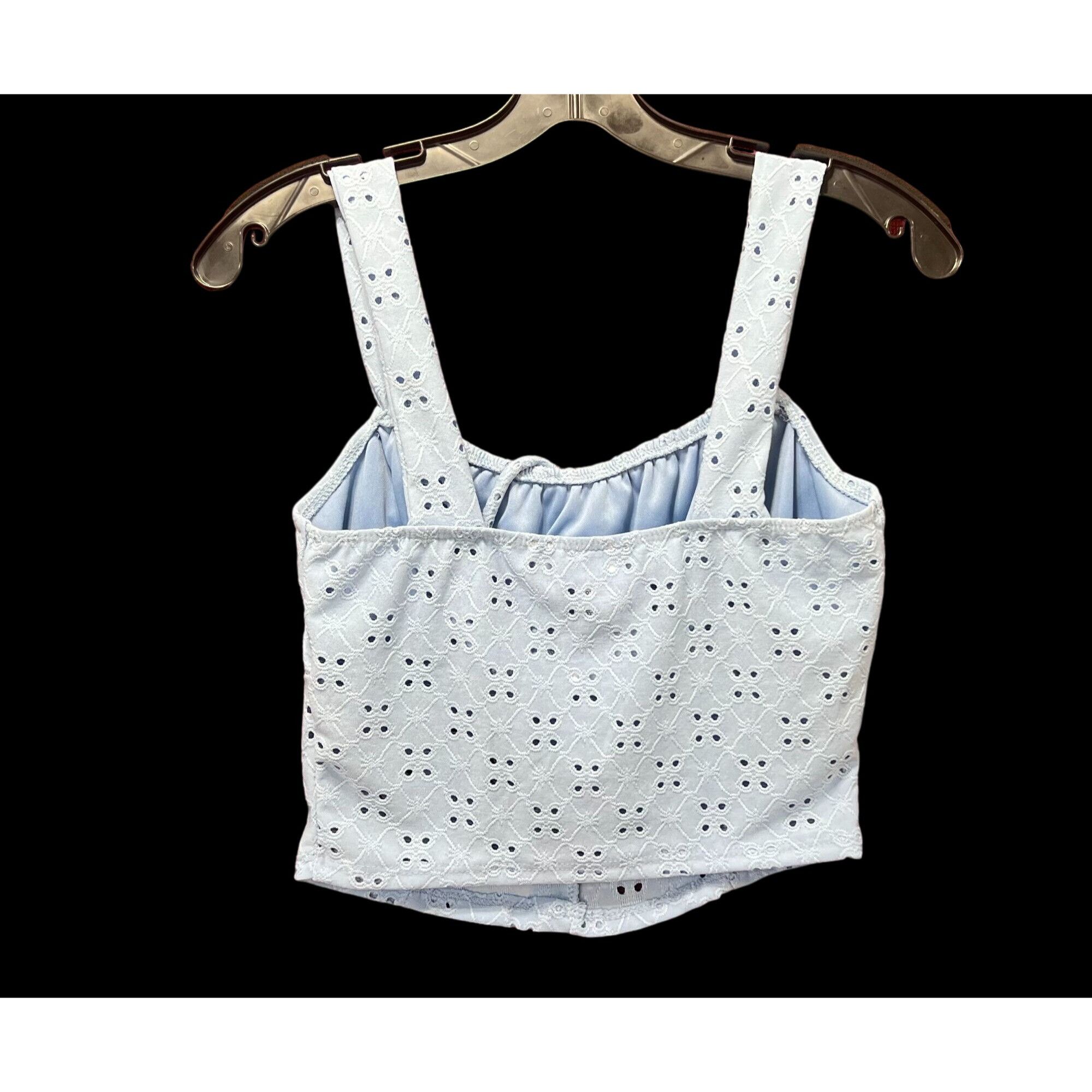 rue21 Rue 21 - Women's Tank Top - Light Blue - Medium Size M / US 6-8 / IT 42-44 - 2 Thumbnail