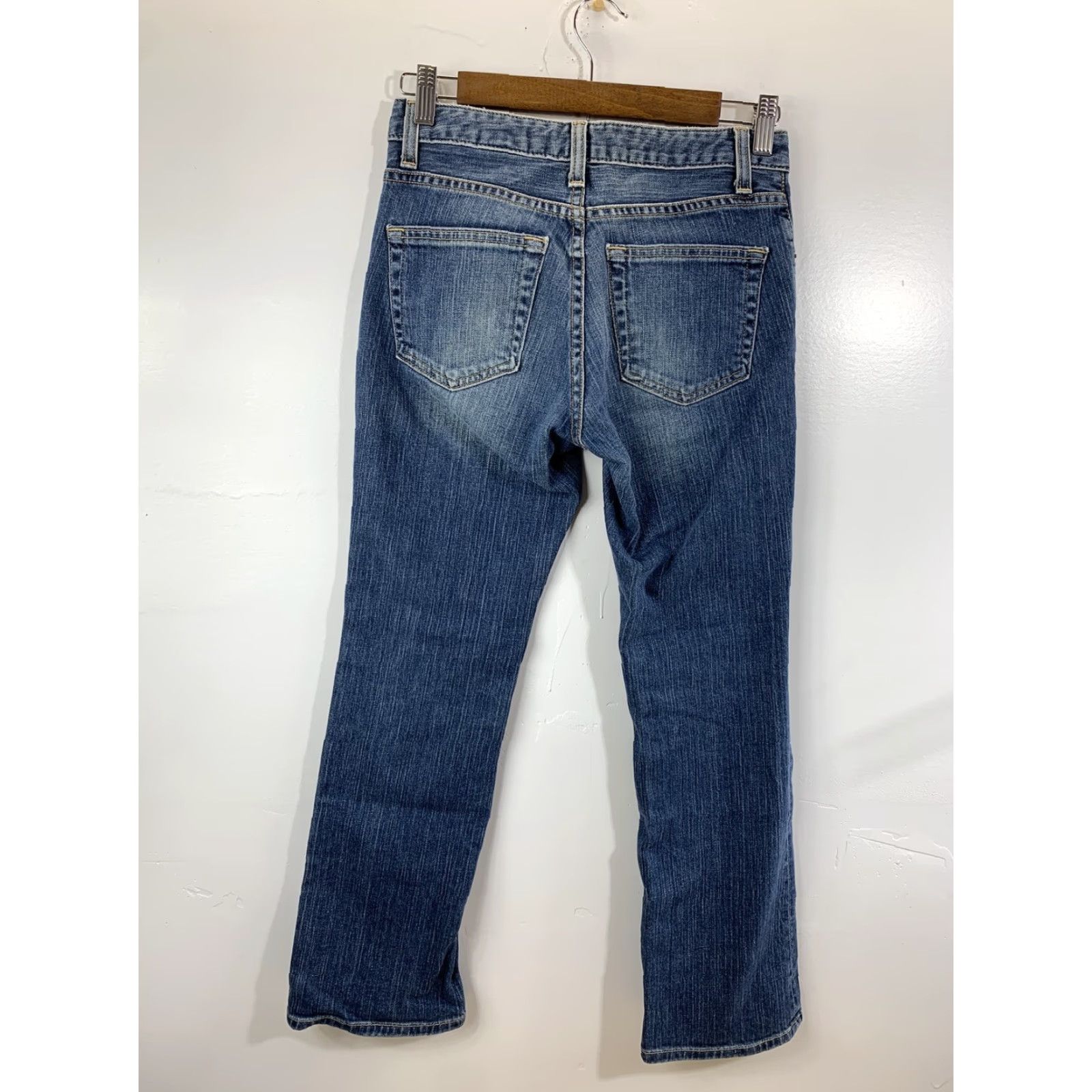 Gap Gap Jeans Women Boot Cut Regular 0 Size Denim 100% Cotton Blue Stretch USA Made in USA Size 25" / US 0 / IT 36 - 2 Thumbnail