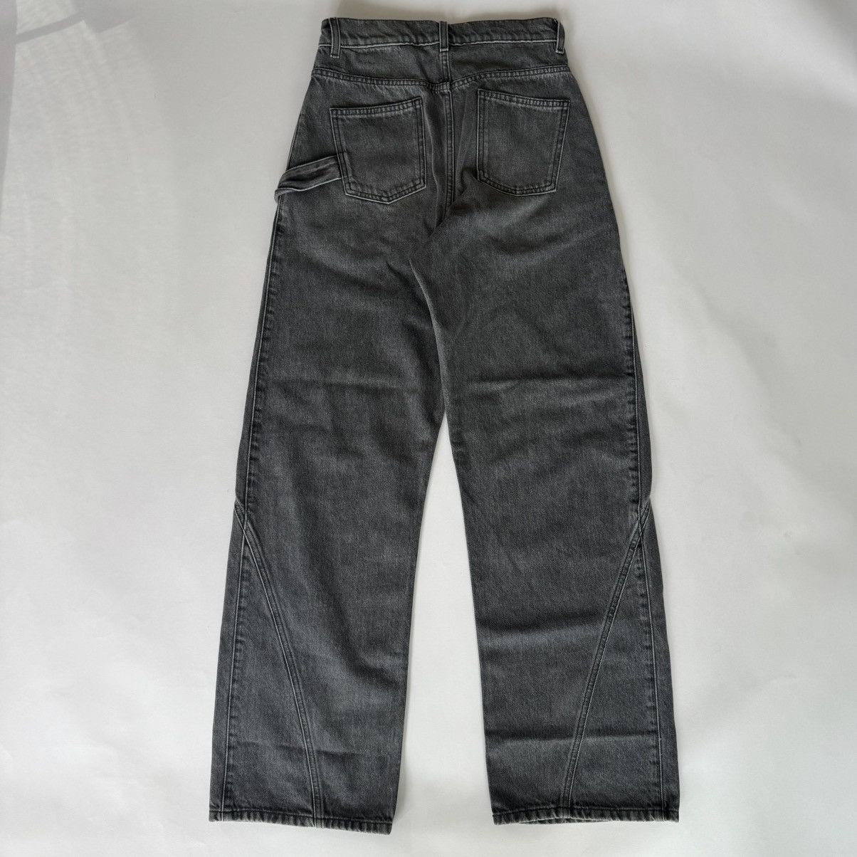 JW Anderson J.W Anderson Grey Twisted Workwear Denim Size 26 Size 26" / US 2 / IT 38 - 2 Thumbnail