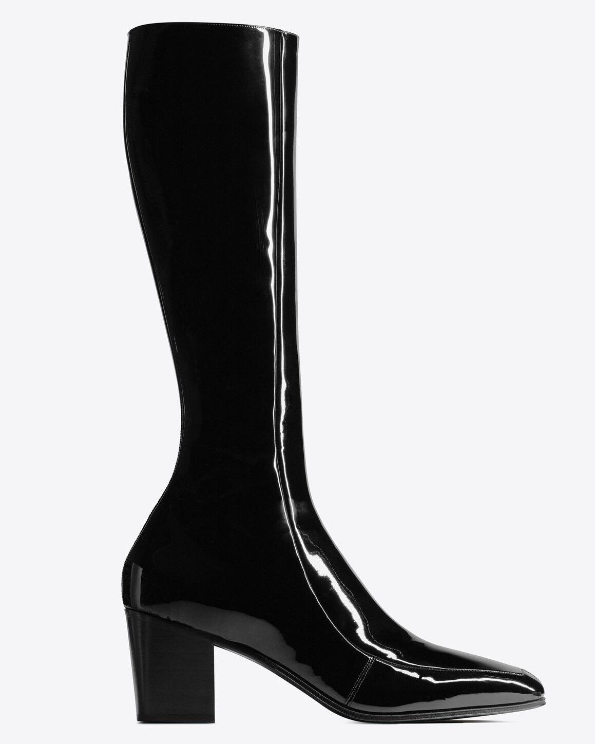 Otto Patent Leather Zipped Boots
