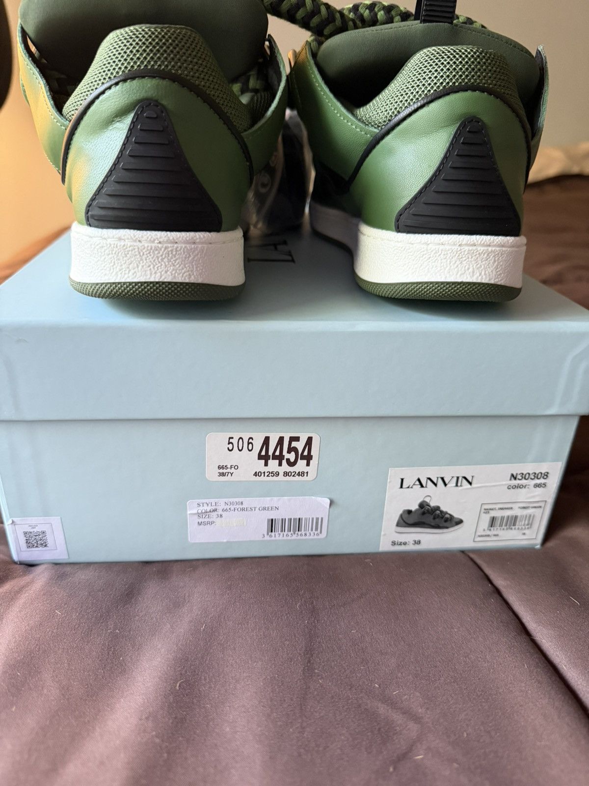 Lanvin Lanvin Boy's Curb Sneakers Size US 6 / EU 39 - 4 Thumbnail