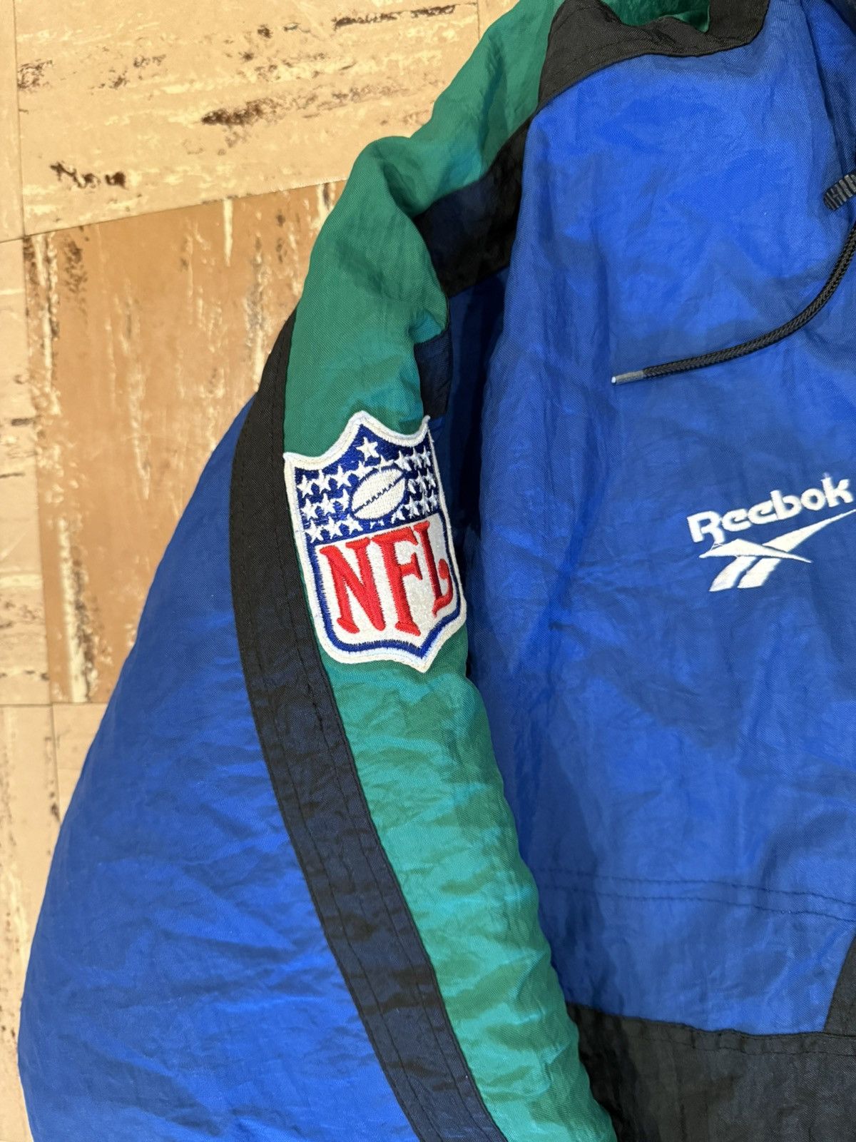 NFL × Reebok Vintage Seattle Seahawks Jacket Size US XL / EU 56 / 4 - 3 Thumbnail