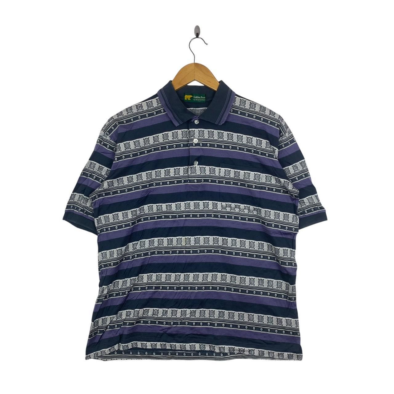 Vintage Vintage GOLDEN BEAR GOLF Jack Nicklaus AOP Polo Tee Shirt Size US L / EU 52-54 / 3 - 1 Thumbnail