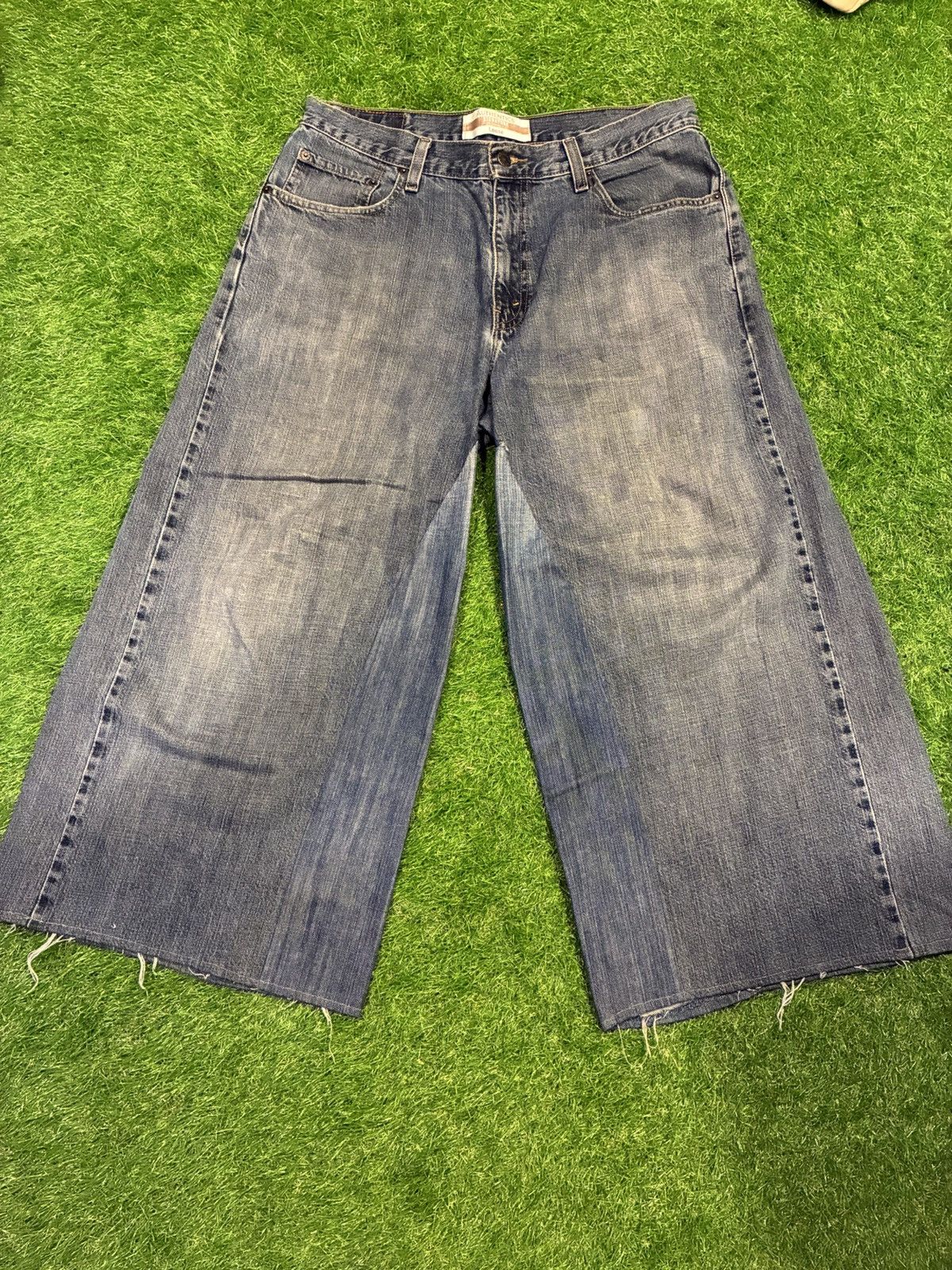 Levi's Custom Made Wide Leg Extreme Baggy Levis Denim Size US 34 / EU 50 - 1 Thumbnail