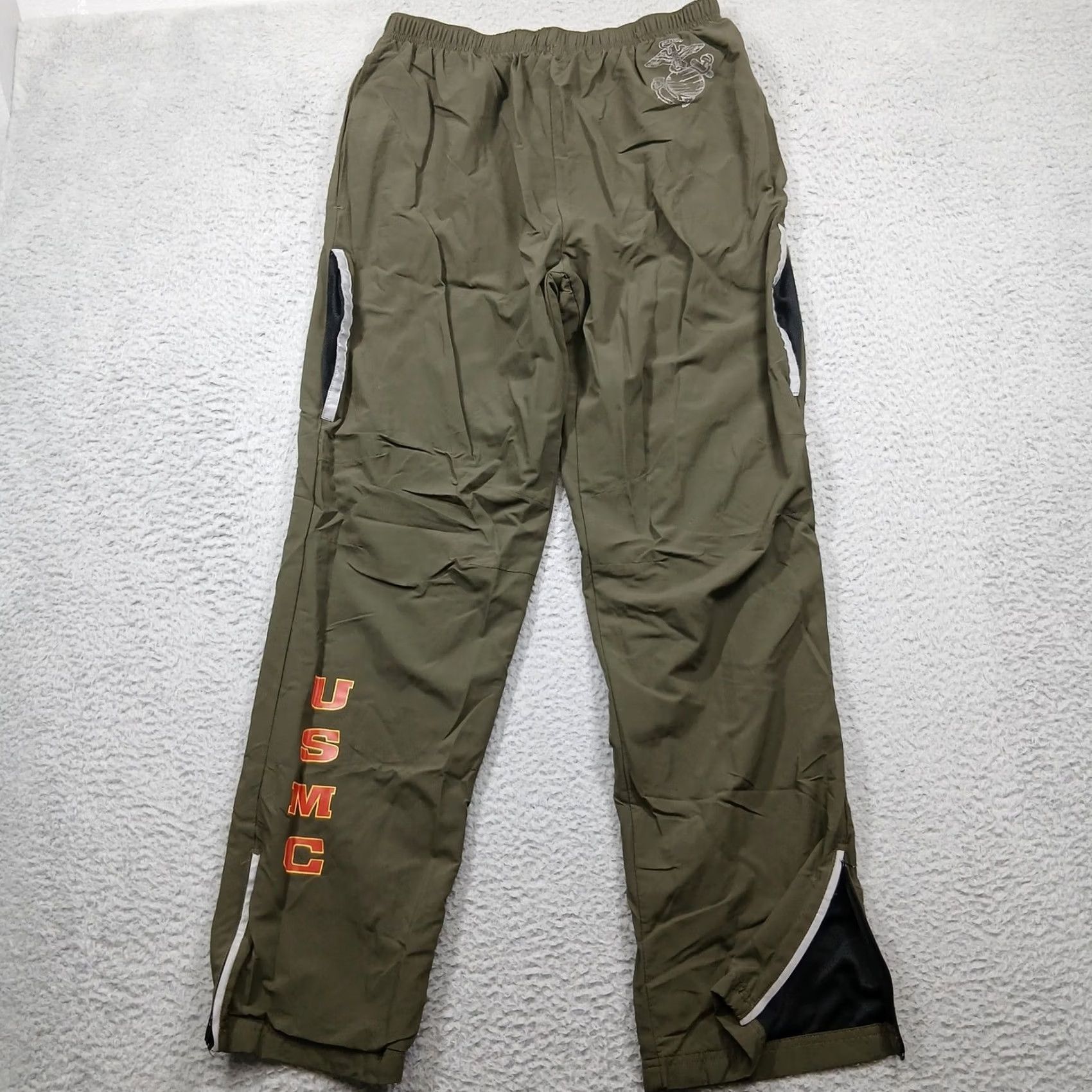 New Balance New Balance USMC Track Pants Men's Medium Long Green Nylon USA Made Size US 31 - 2 Thumbnail