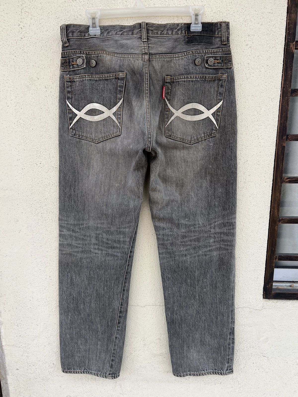 QUENCHLOUD Vintage QUENCH TOKYO Dirty Mud Denim Selvedge Jeans Size US 32 / EU 48 - 15 Thumbnail