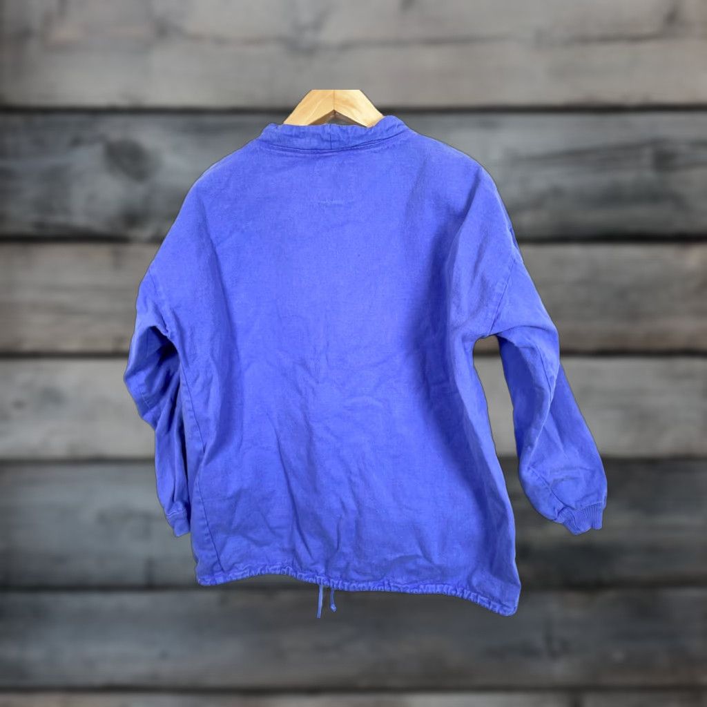 Denime VINTAGE Black Box Sweatshirt Denimi Denim Oversized 90s Periwinkle Monterrey California Mens L Blue Embroidered Oversized Pullover Size US L / EU 52-54 / 3 - 1 Thumbnail