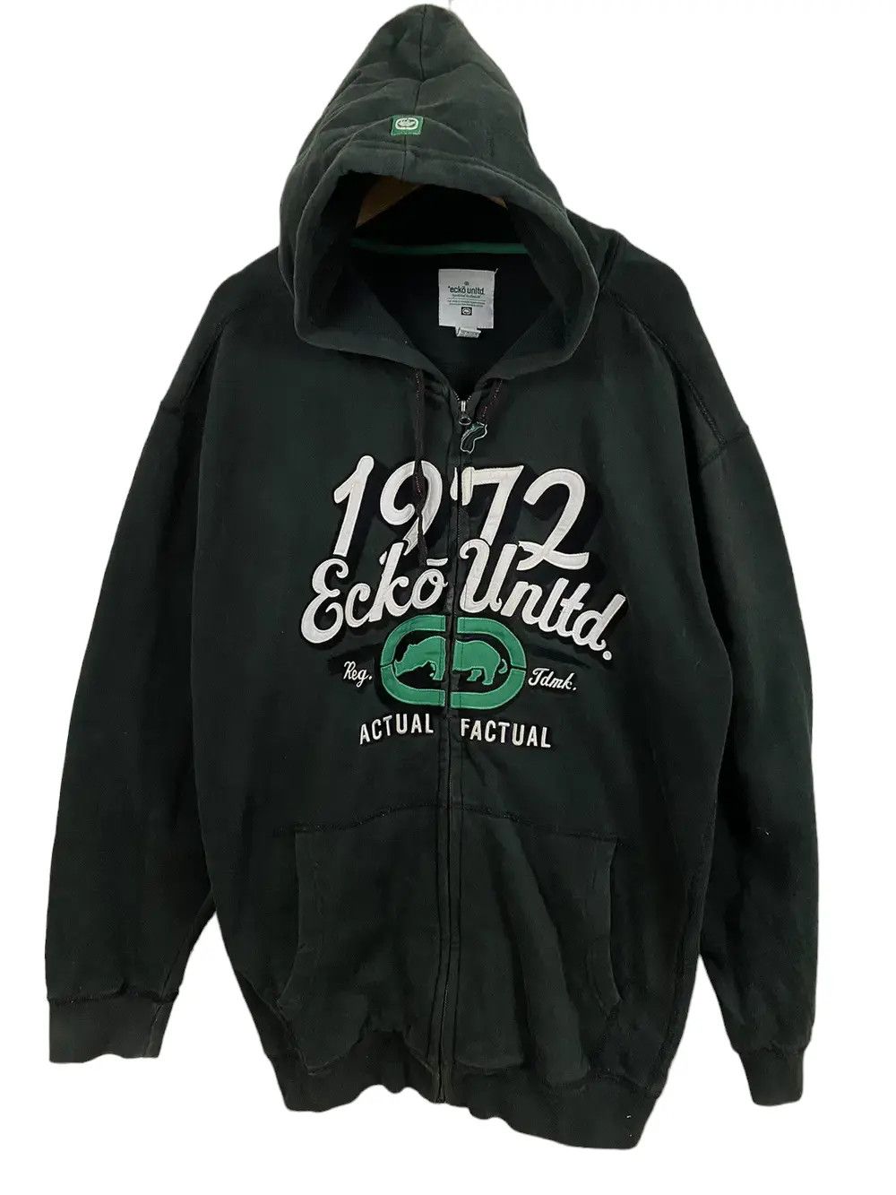 Ecko Unltd. Vintage Ecko Unltd Hoodie Dark Green Size US XL / EU 56 / 4 - 8 Thumbnail